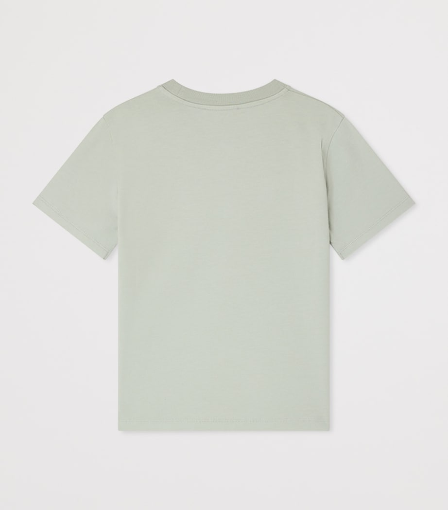 Bonpoint Organic Cotton Landis T-Shirt (4-8 Years) Upb Vert Celadon Image 2