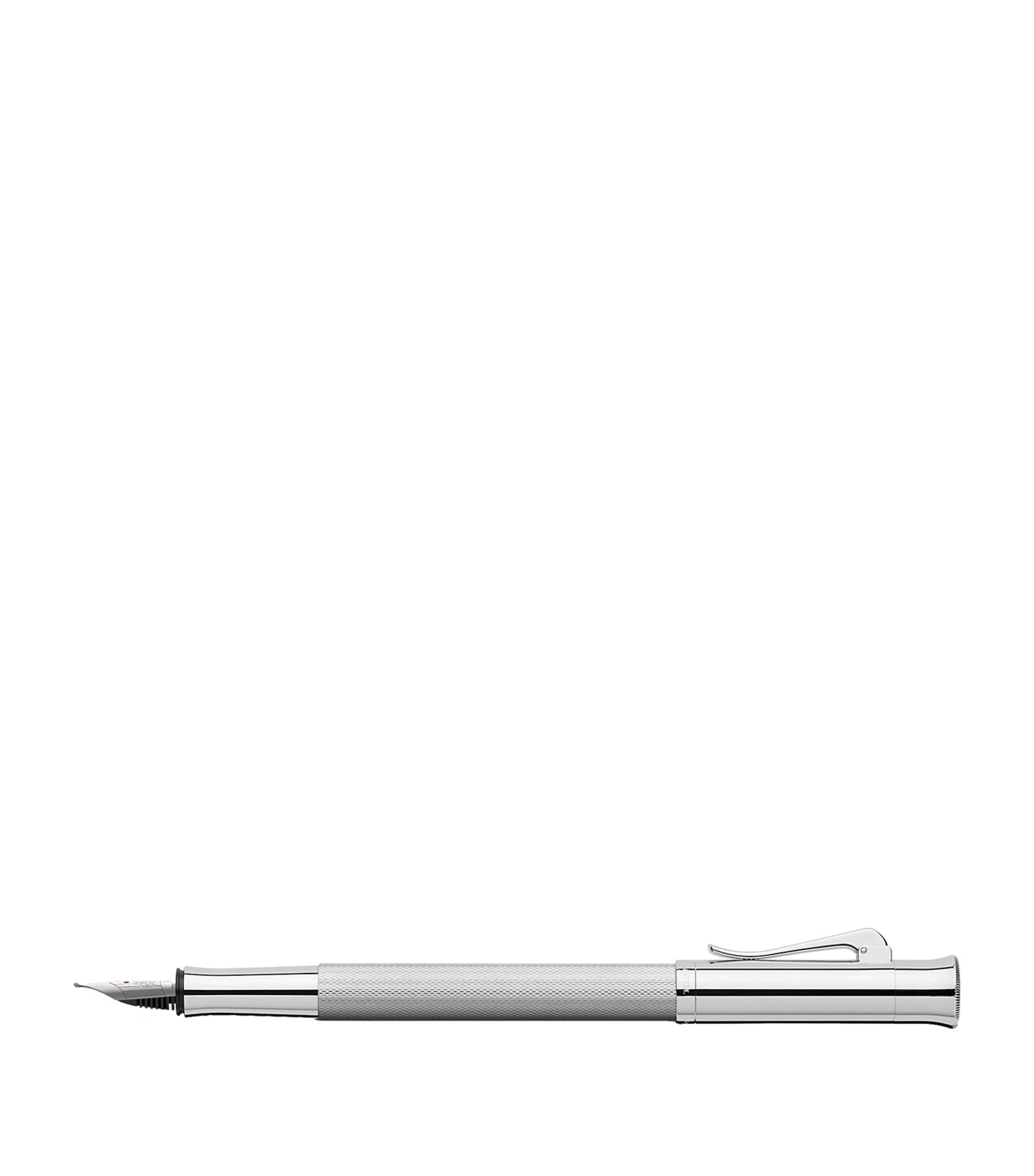 Graf von Faber-Castell Guilloche Fountain Pen Silver Image 2