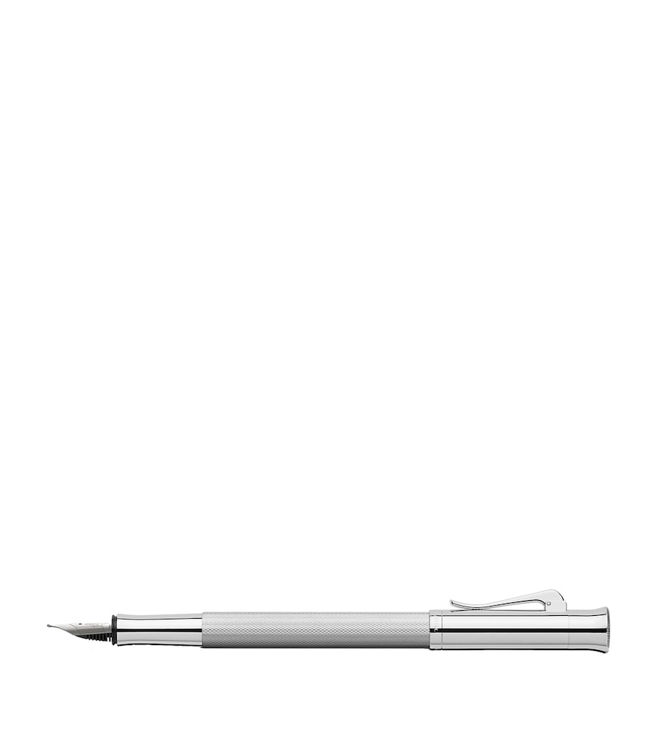 Guilloche Fountain Pen SILVER Image 2