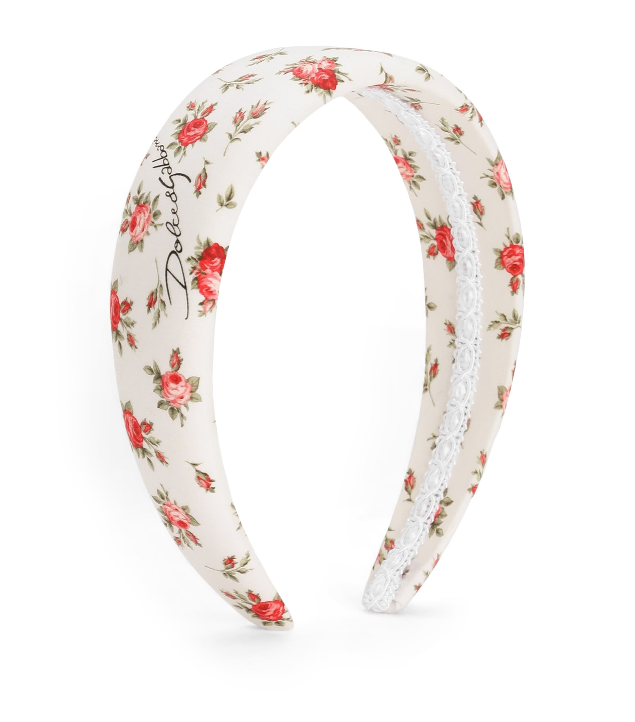 Dolce&Gabbana Kids Cotton Floral Headband Roselline F.bc Image 1