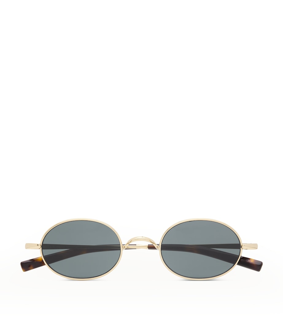Saint Laurent Metal Oval Sunglasses Image 1