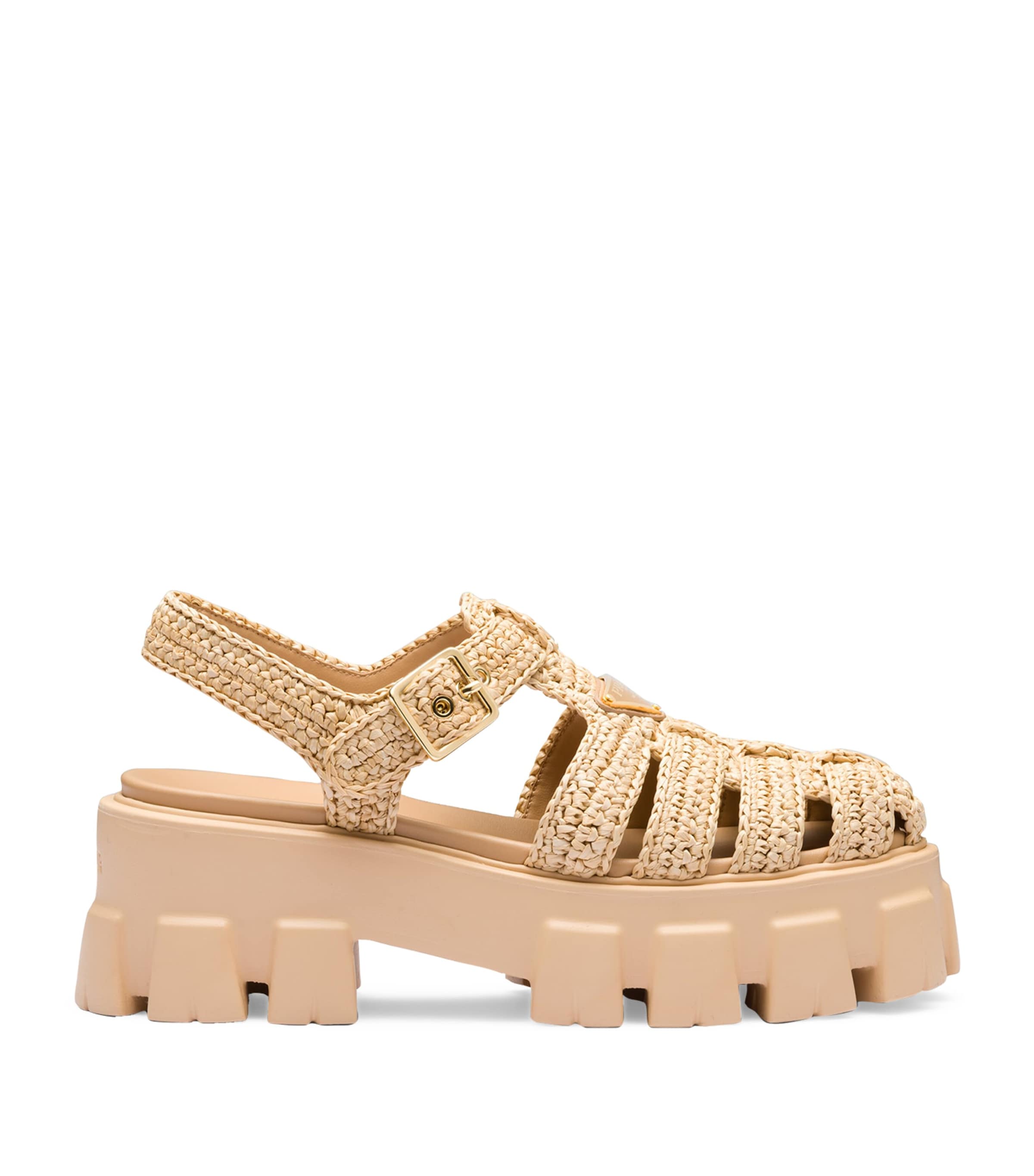 Crochet Platform Sandals 55 F0018 Image 1