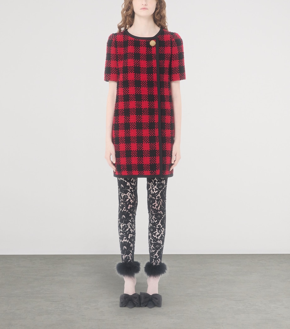 Tweed Check Mini Dress 9QK Image 2