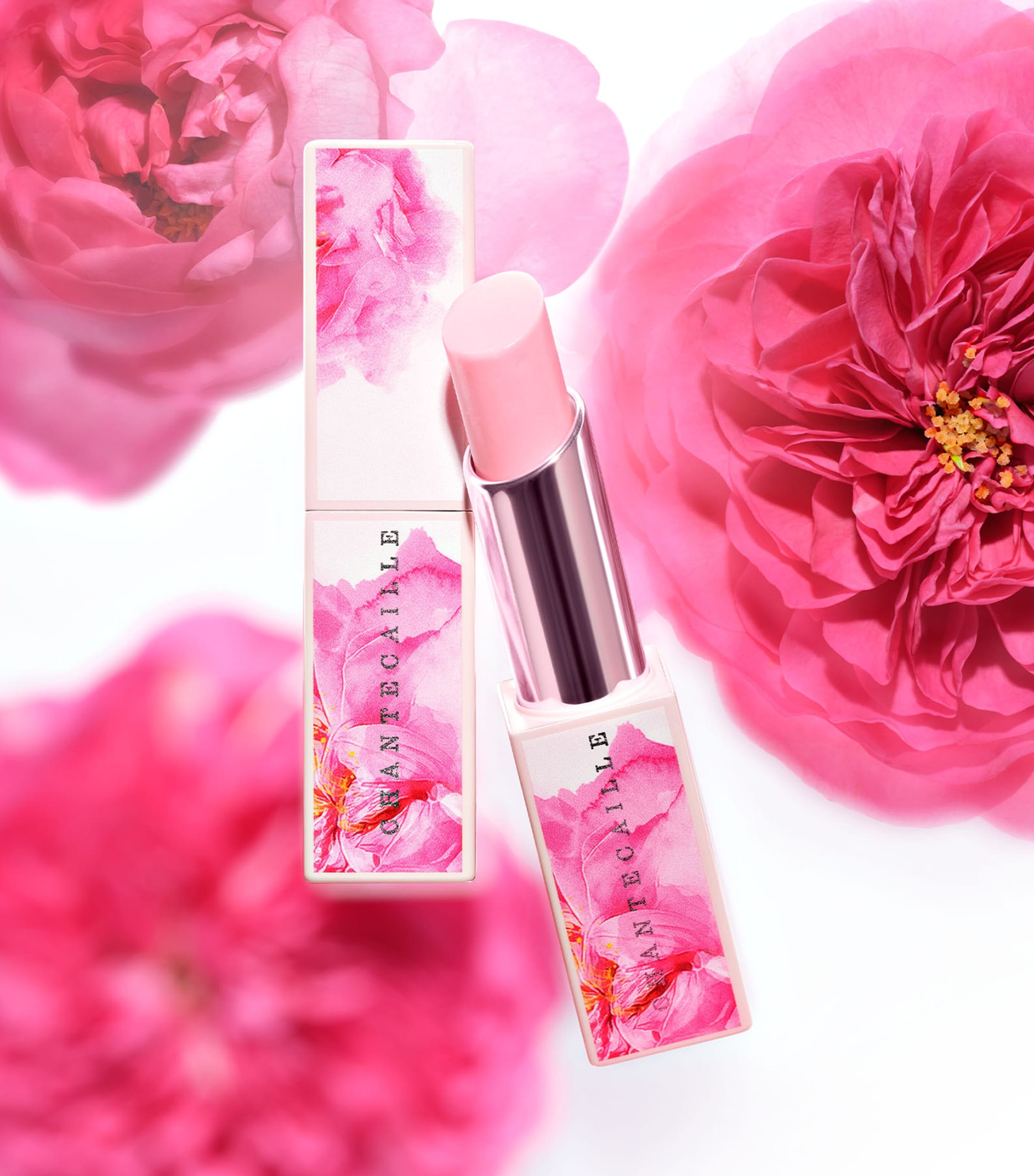 Chantecaille Rose de Mai Lip Balm (2.5g) Pale Rose Sheen Image 4