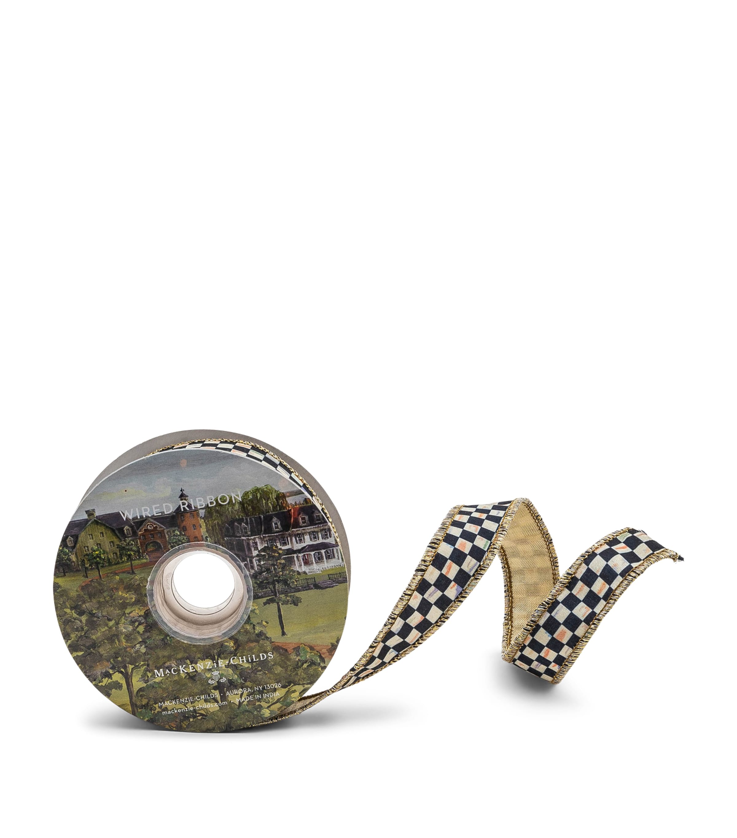 Mackenzie-childs Courtly Check Ribbon In Multi