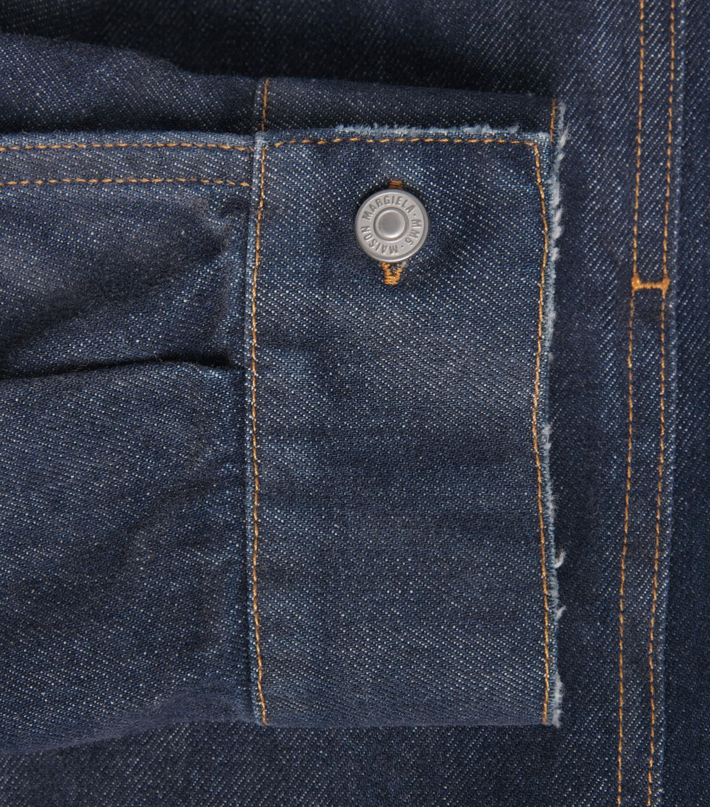 MM6 Maison Margiela Mens Denim Overshirt Blue Image 6