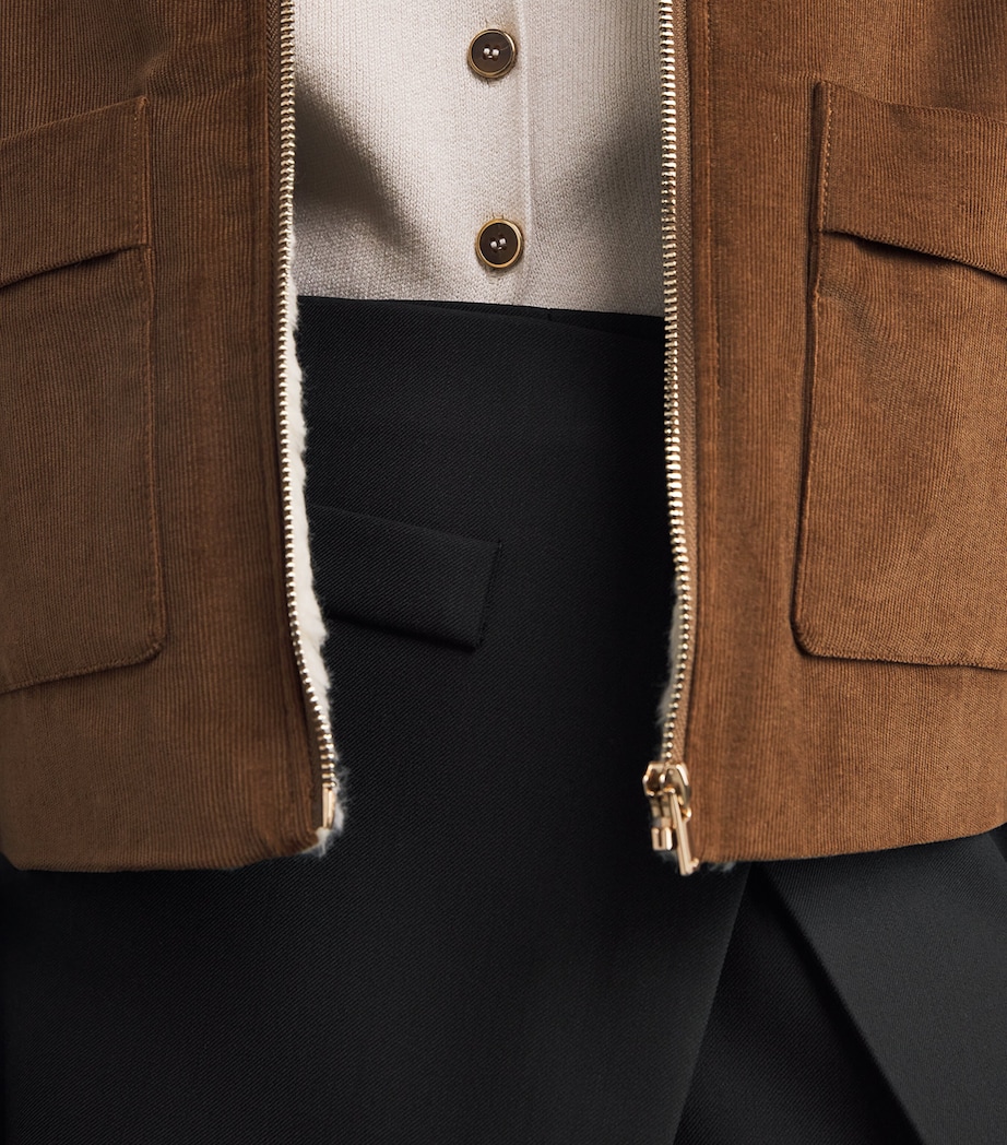 Asymmetric Tailored Skort BLACK Image 6