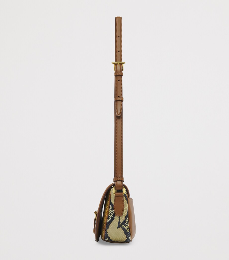 Leather T-Bar Satchel 8490 Image 4