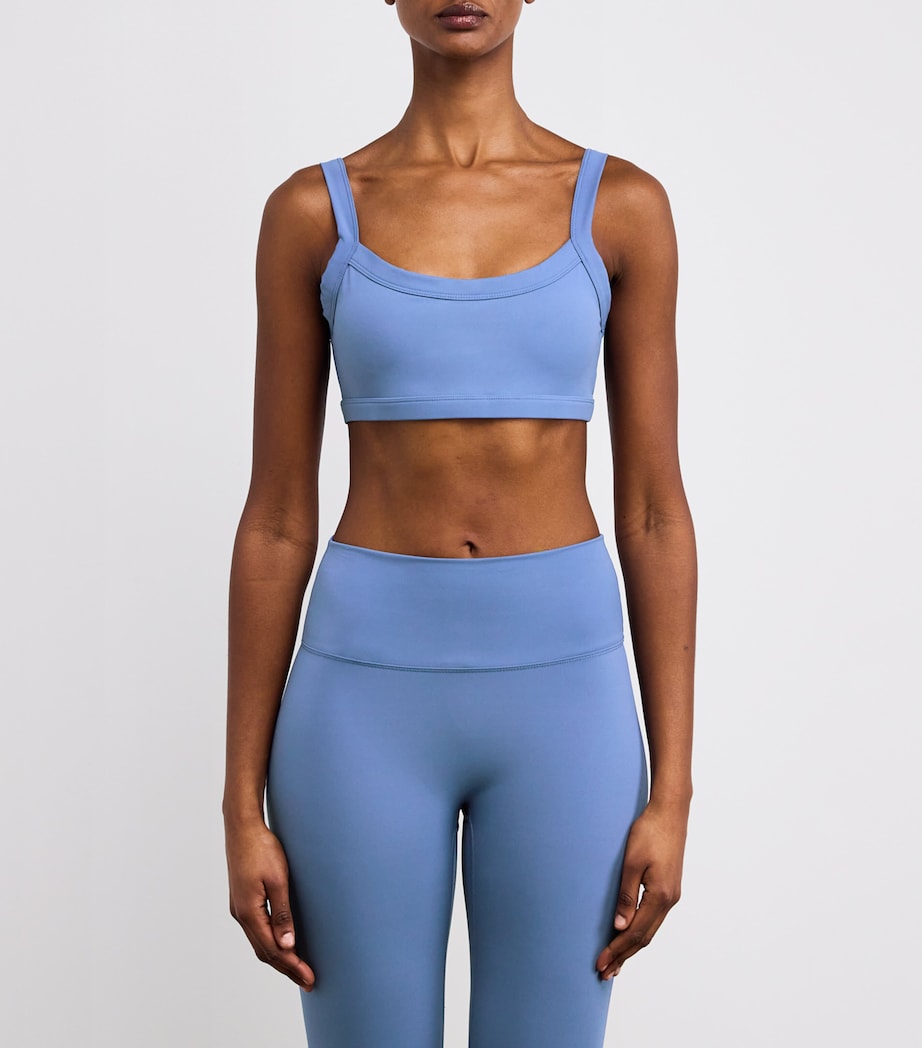Ultimate Wide Binding Sports Bra VINTAGE BLUE Image 3