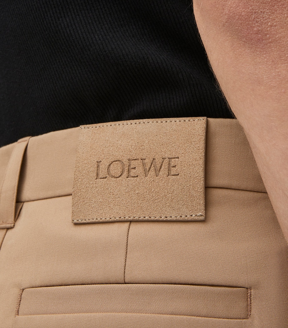 Cotton-Blend Cargo Trousers BEIGE Image 5