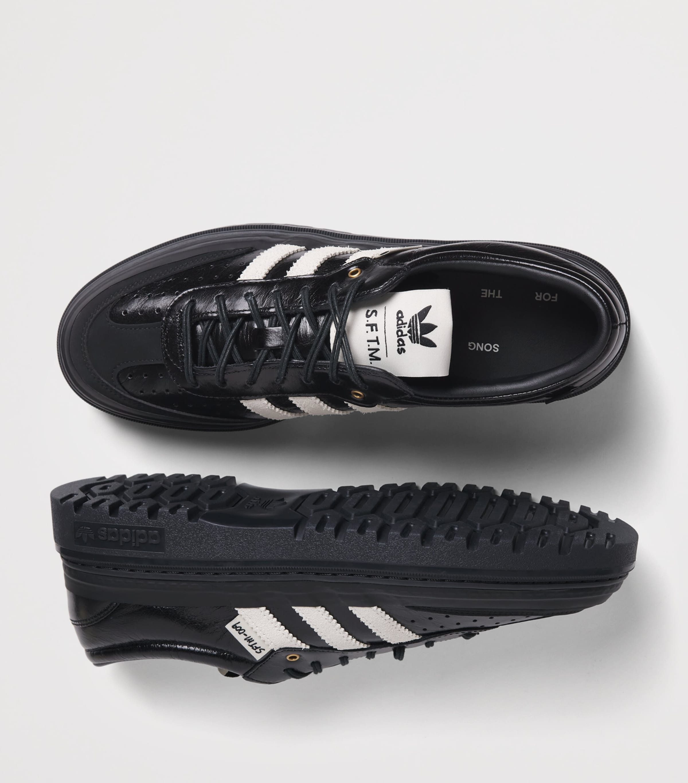 adidas x Song for the Mute Leather Samba LX Freizeit Sneakers Core Black/off White Image 7