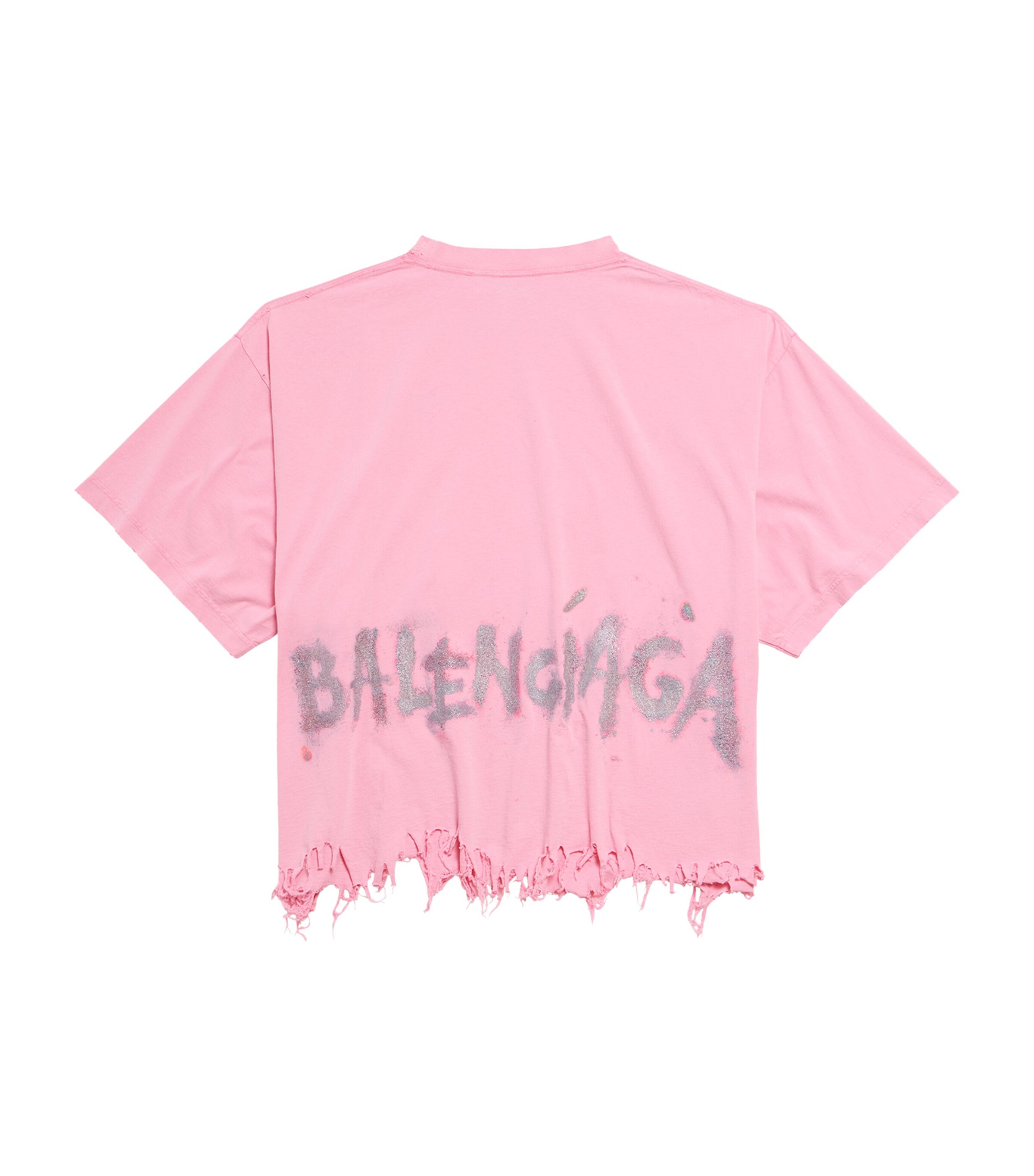 Tシャツ・カットソー BALENCIAGA Distressed cotton shirt BALENCIAGA - Distressed cotton shirt | Leam Roma - Luxury