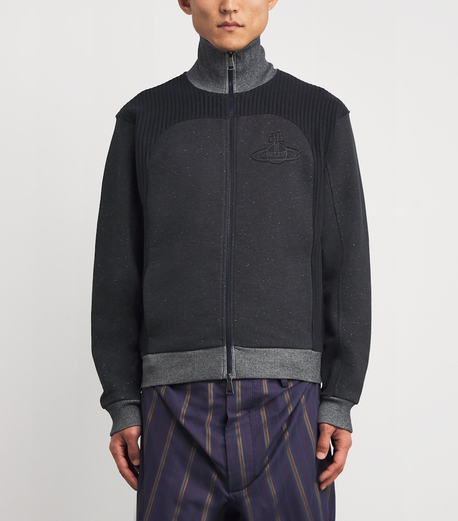 Organic Cotton Alien Track Jacket N403 CHARCOAL Image 3