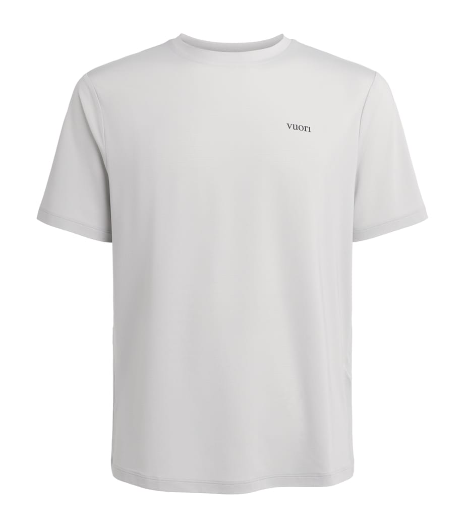 VUORI Mens Viewpoint Performance 2.0 T-Shirt Sdg Sky Grey Image 1