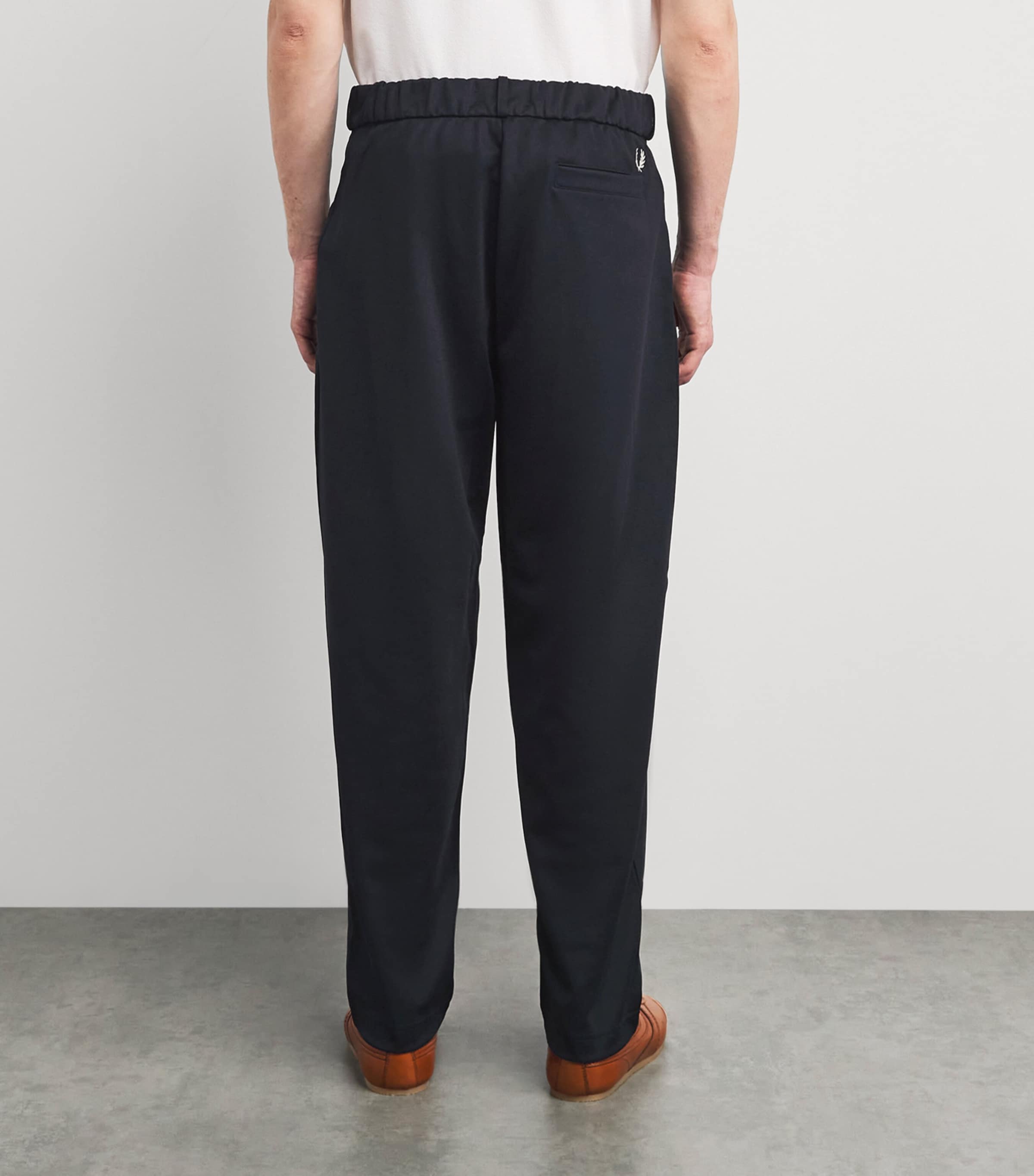 Fred Perry Mens Straight Track Sweatpants Navy Image 5