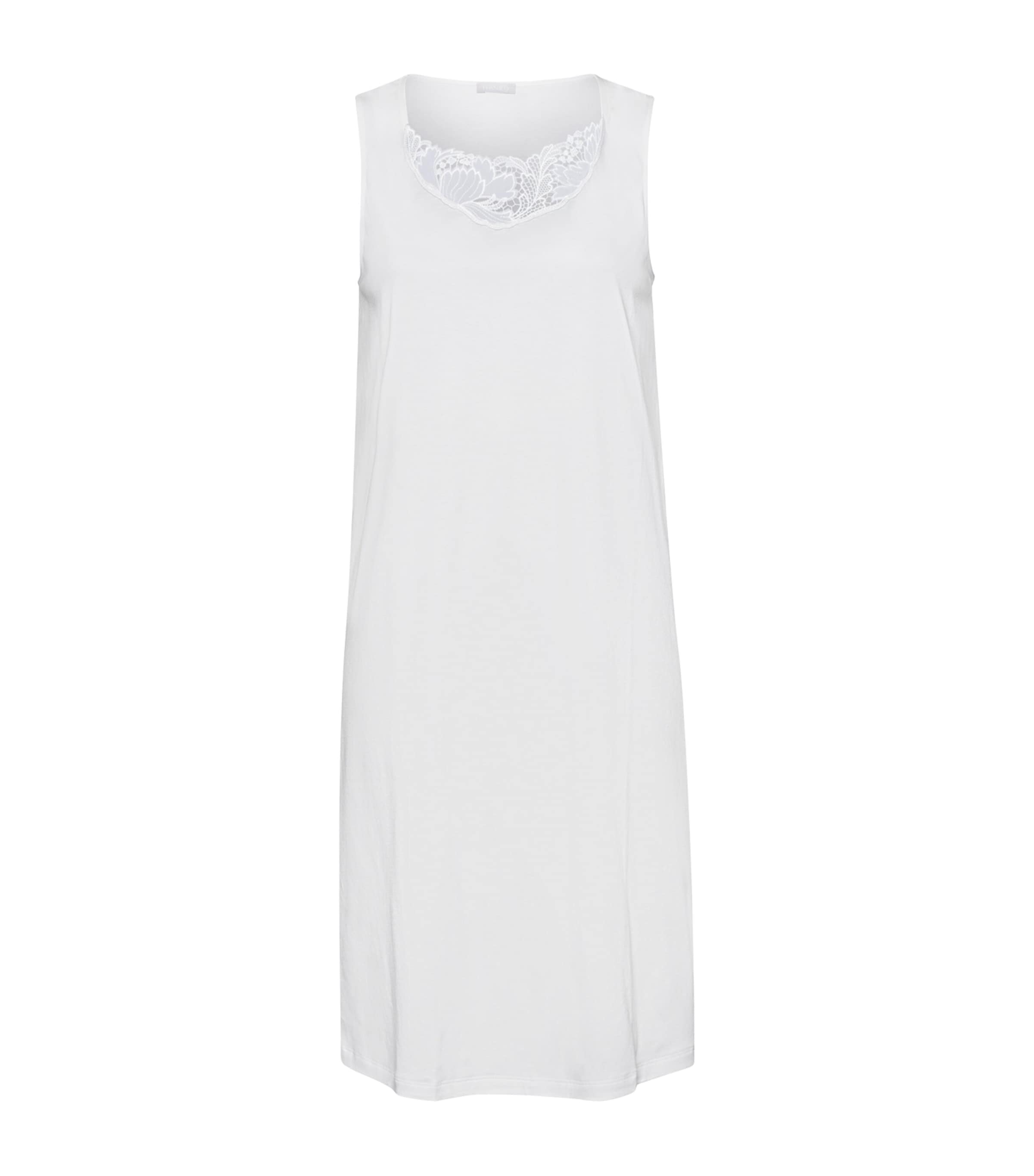 Hanro Pima Cotton Anne Nightdress In Ivory