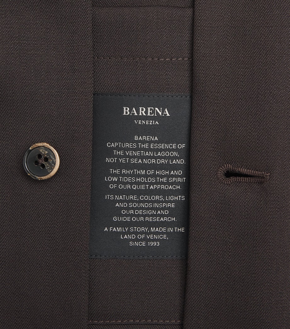 Barena Mens Tropical Virgin Wool Overshirt Bruno Image 6