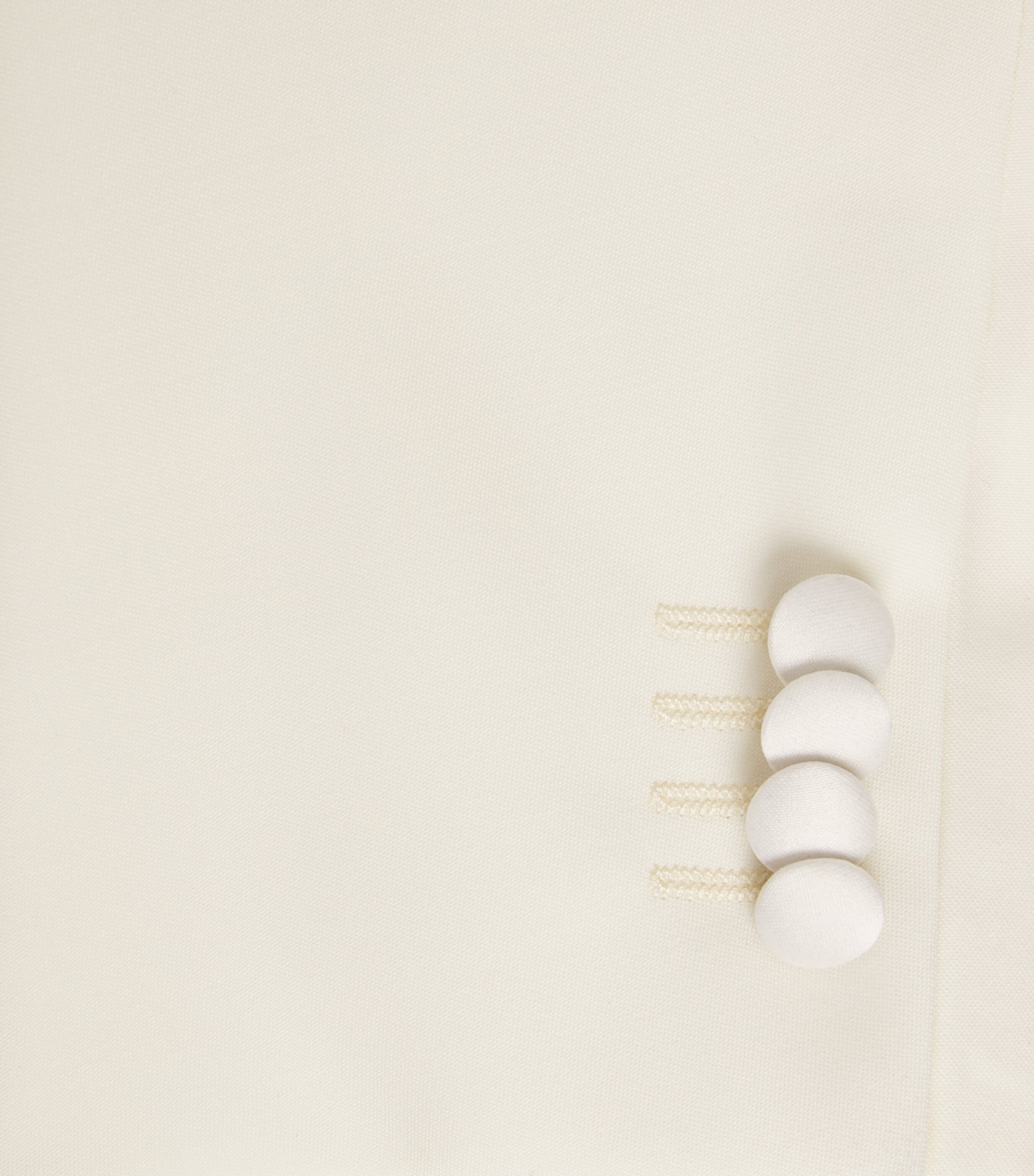 Wool 2-Piece Tuxedo 073 NATURAL WHITE Image 5