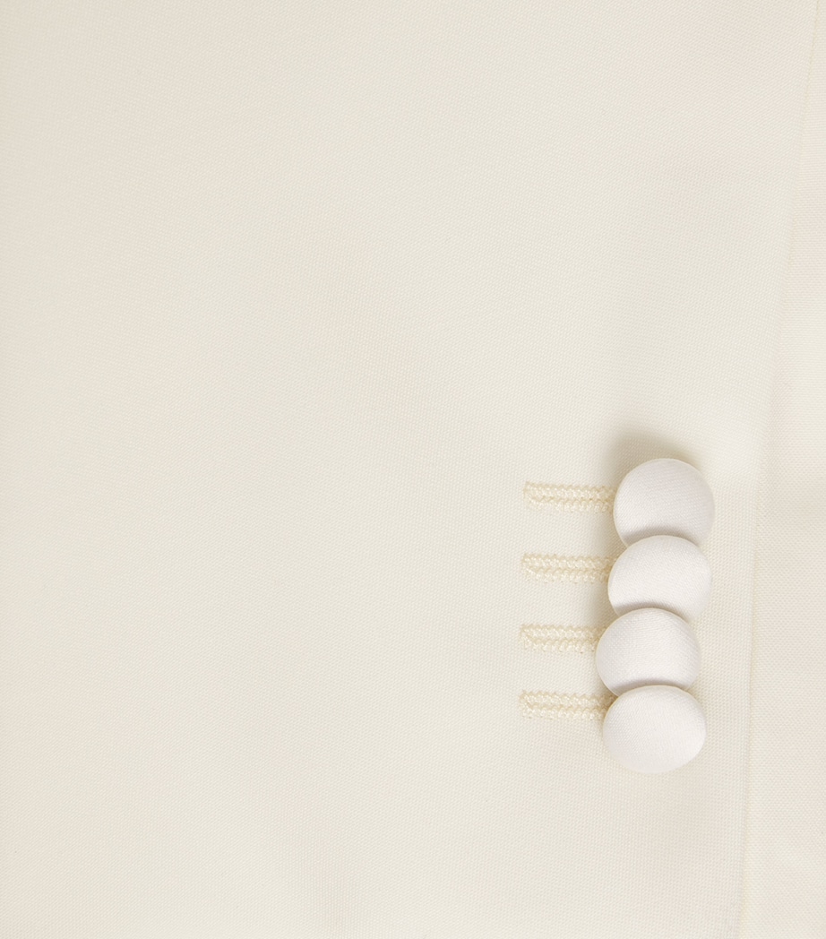 Wool 2-Piece Tuxedo 073 NATURAL WHITE Image 5