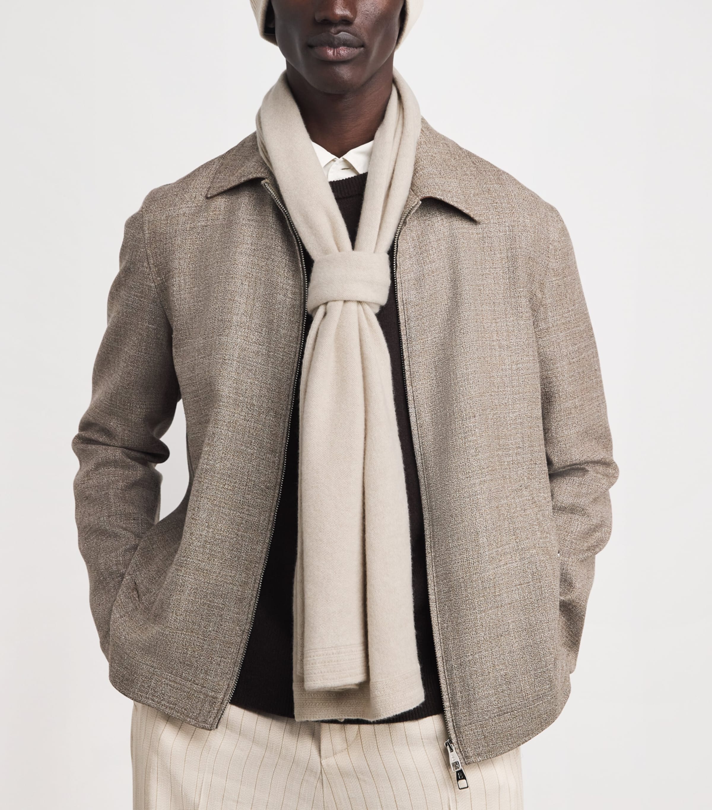 Colombo Cashmere Scarf Melange Image 3