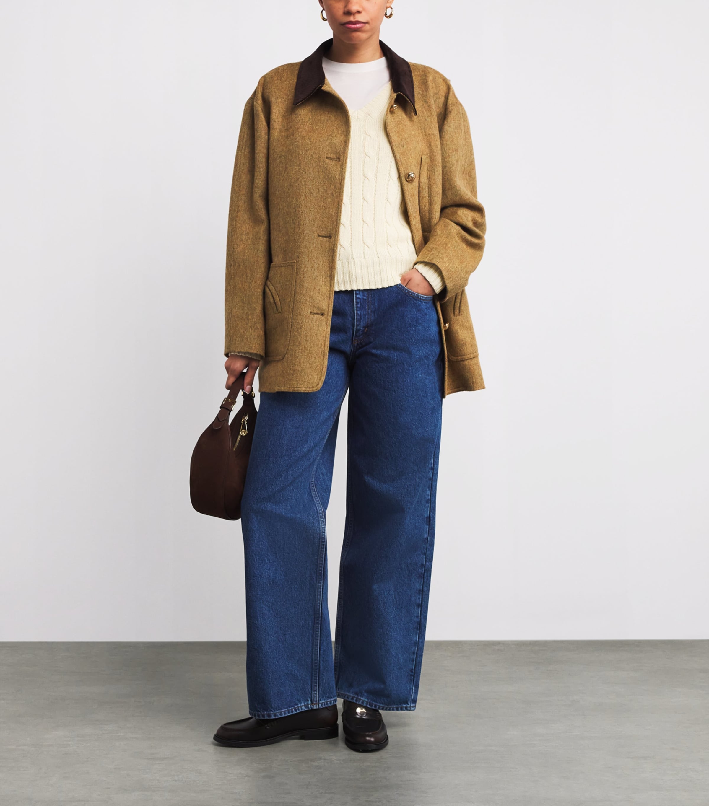 Pima Cotton Kimberly Sweater CREAM Image 2