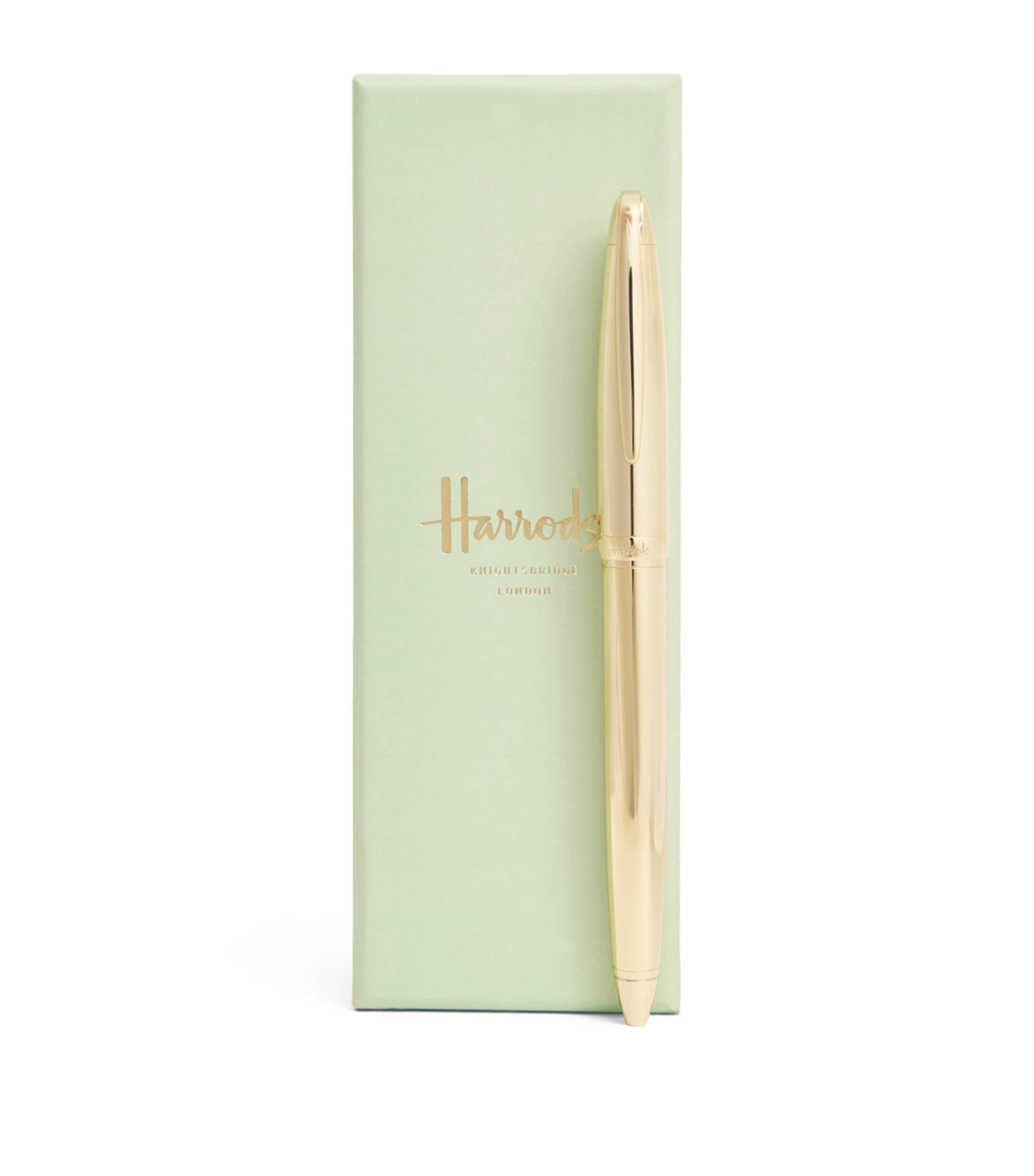 Harrods Ballpoint Pen In Gold