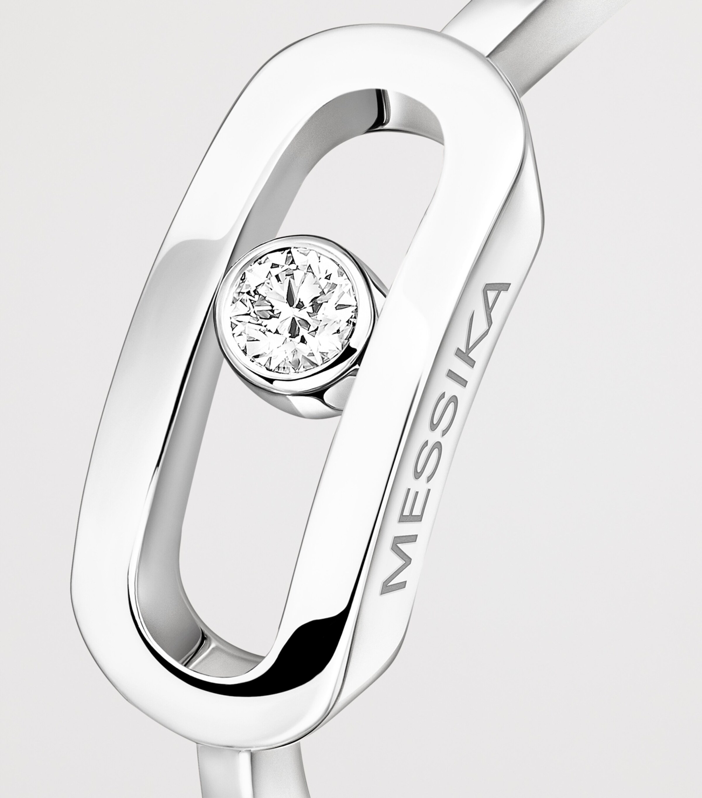 Messika Move Uno White Gold and Diamond Ring (0.06ct) White Gold Image 3