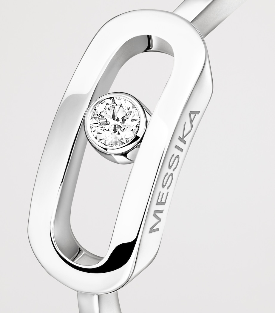 Messika Move Uno White Gold and Diamond Ring (0.06ct) White Gold Image 3