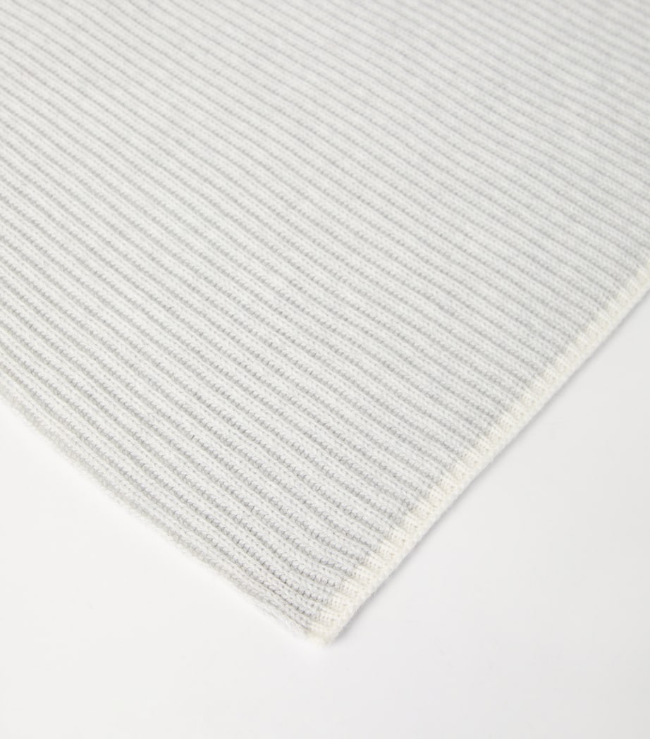 Cashmere English Rib Monili Scarf CI807 Image 4
