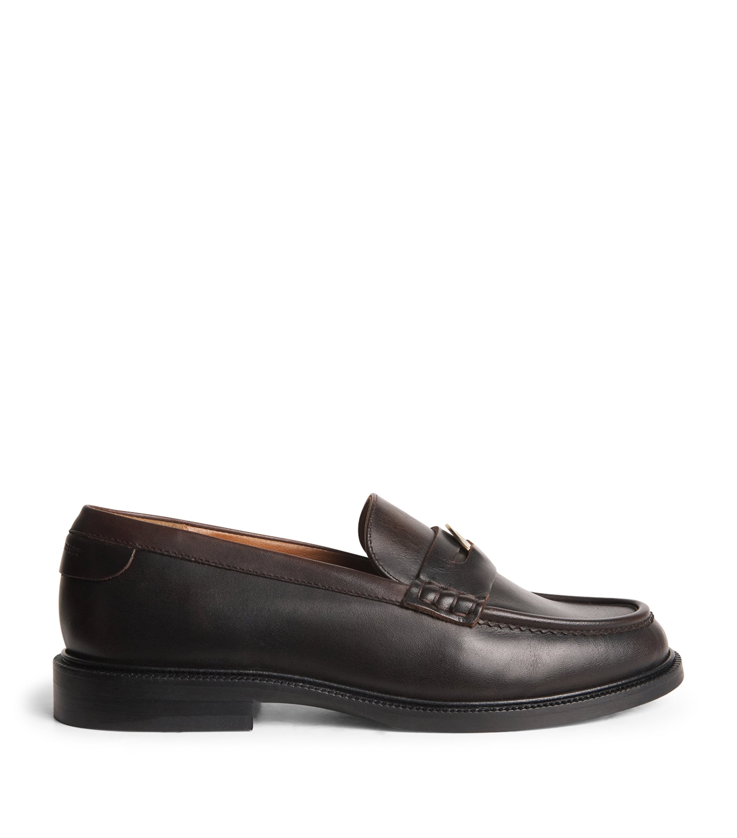 Leather Loafers CHOCOLATE Image 1