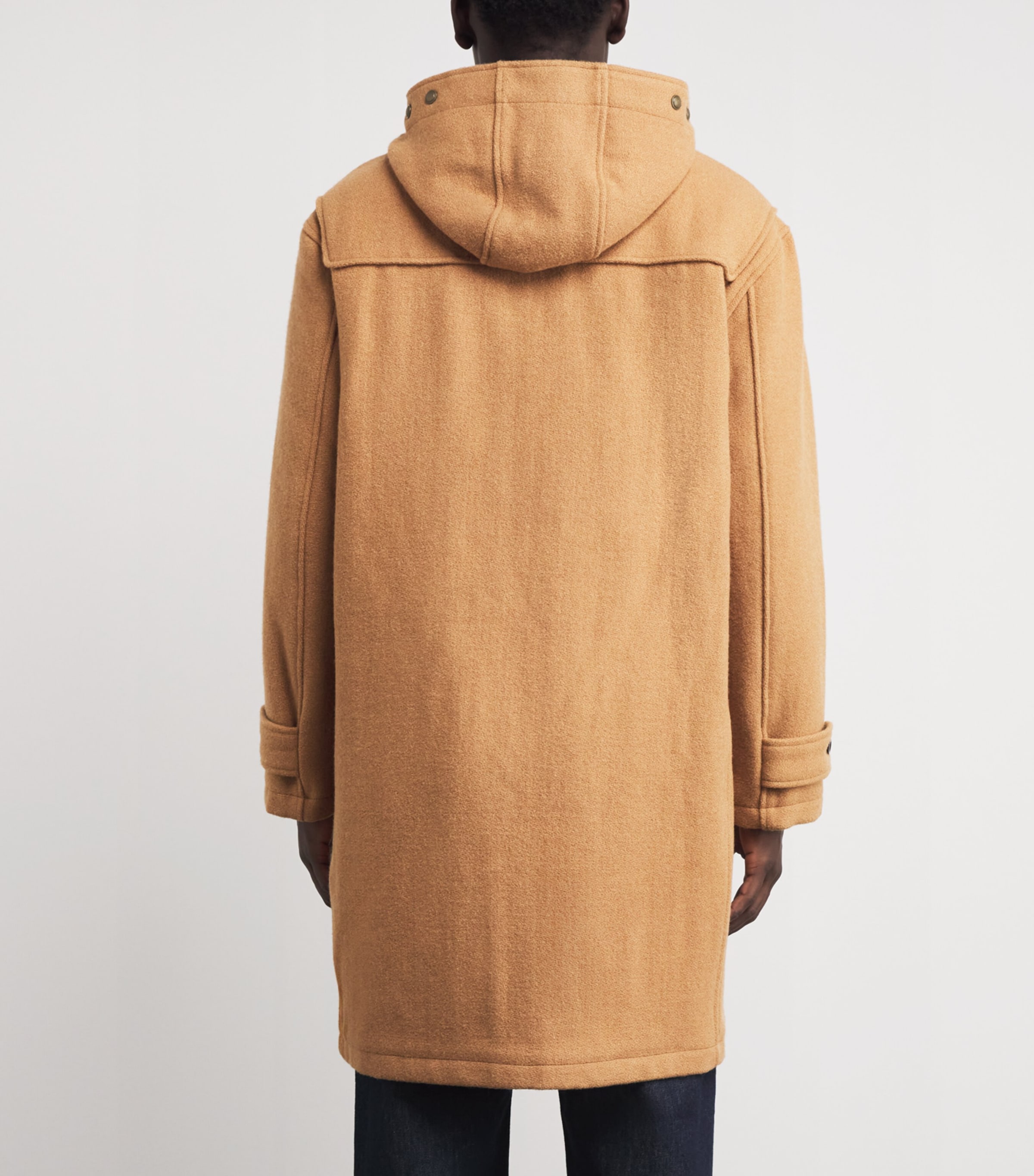 Polo Ralph Lauren Mens Wool Twill Toggle Coat Medium Beige Image 4