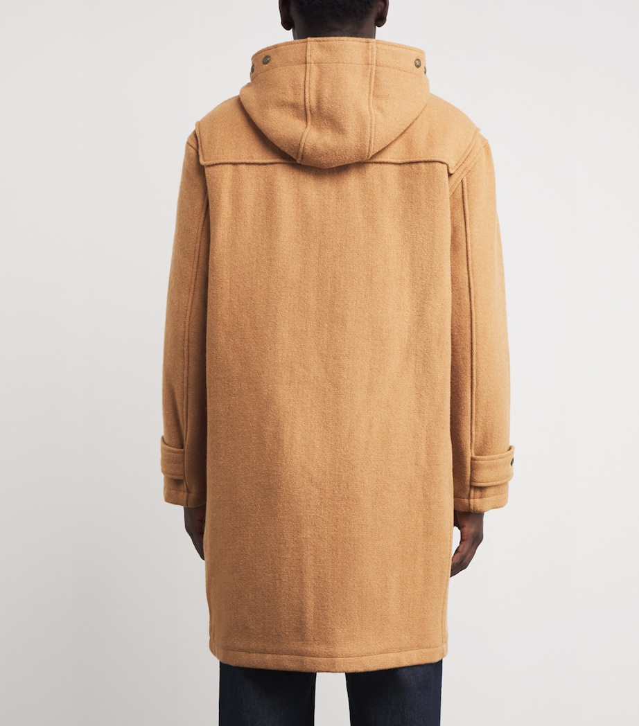 Wool Twill Toggle Coat MEDIUM BEIGE Image 4