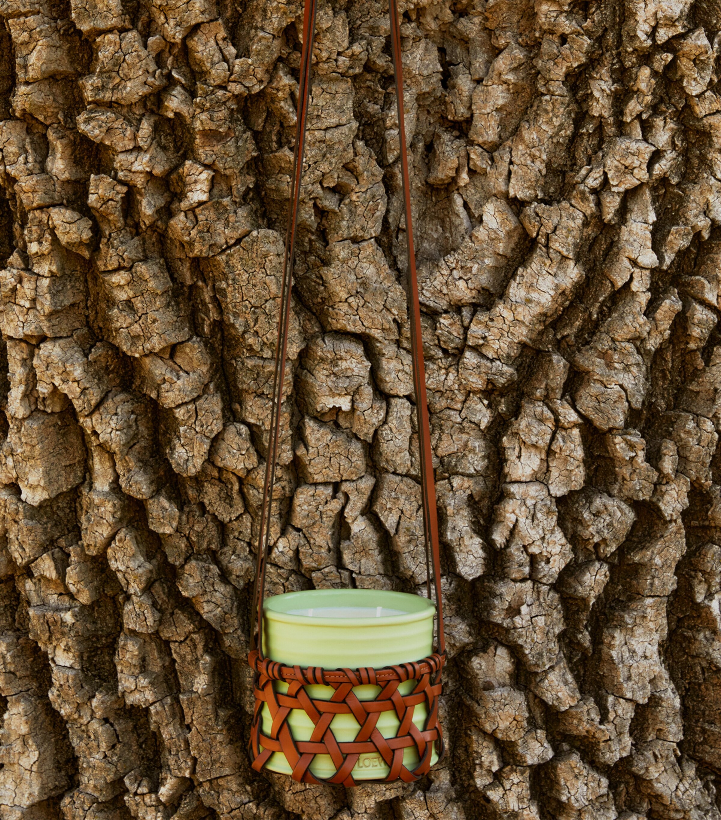 LOEWE Leather Candle Basket Image 5