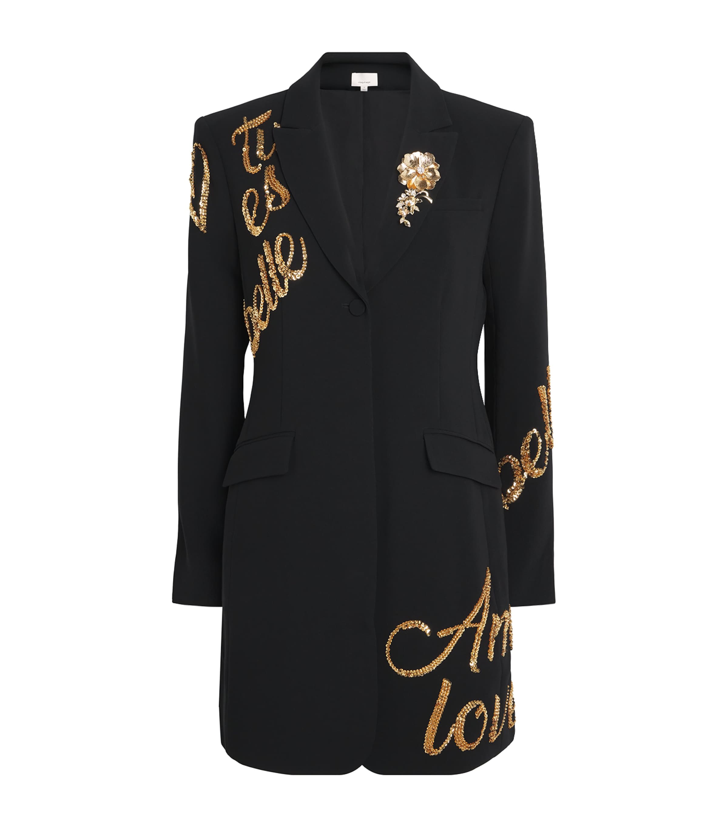 Sequin Loveletter Joel Blazer Mini Dress