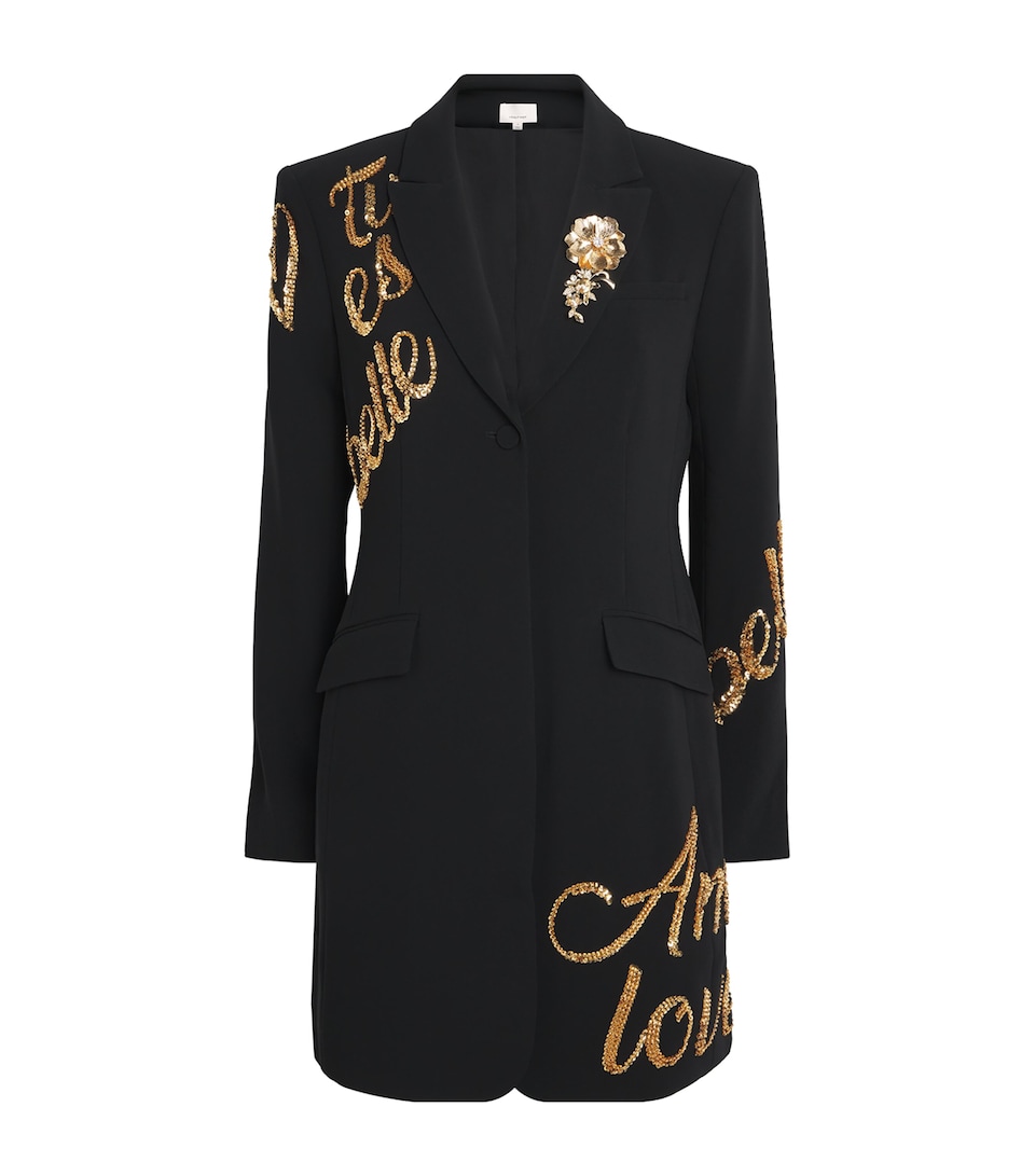 Sequin Loveletter Joel Blazer Mini Dress