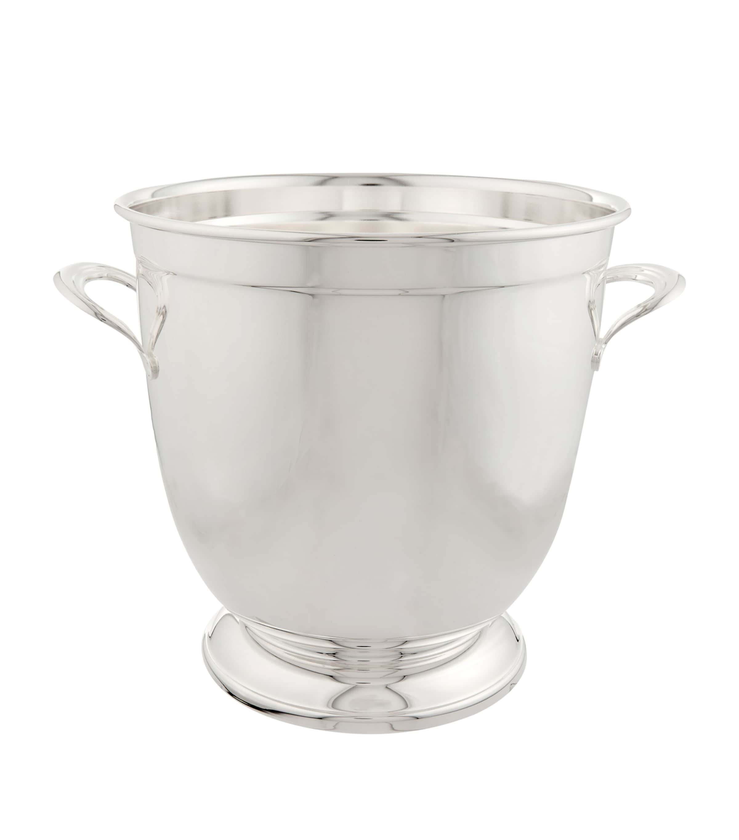 Greggio Silver-plated Georgian Champagne Bucket In Silver