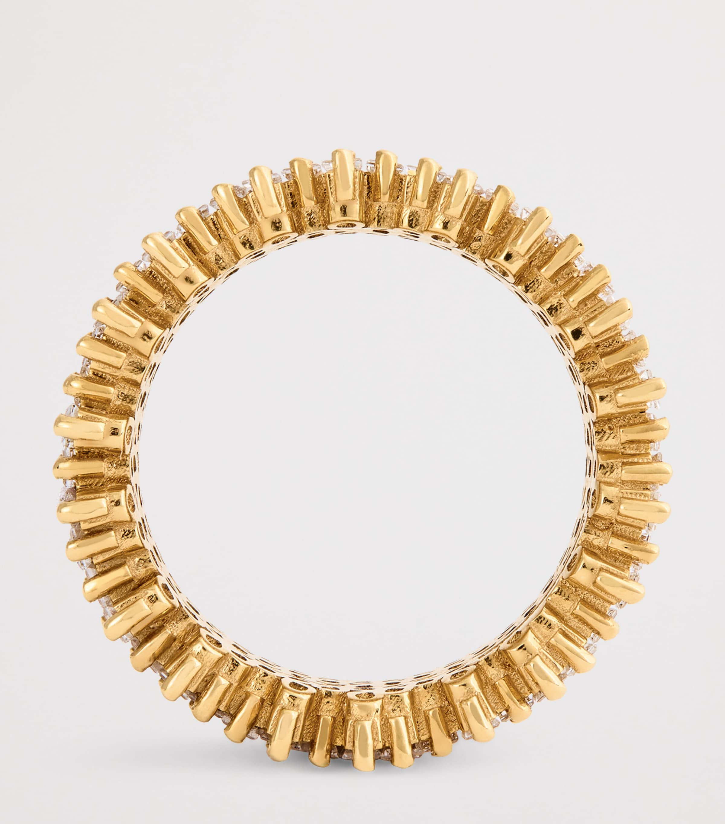 Suzanne Kalan Yellow Gold and Diamond Milli Stacker Eternity Ring (Size 7) Yg/wd Image 3