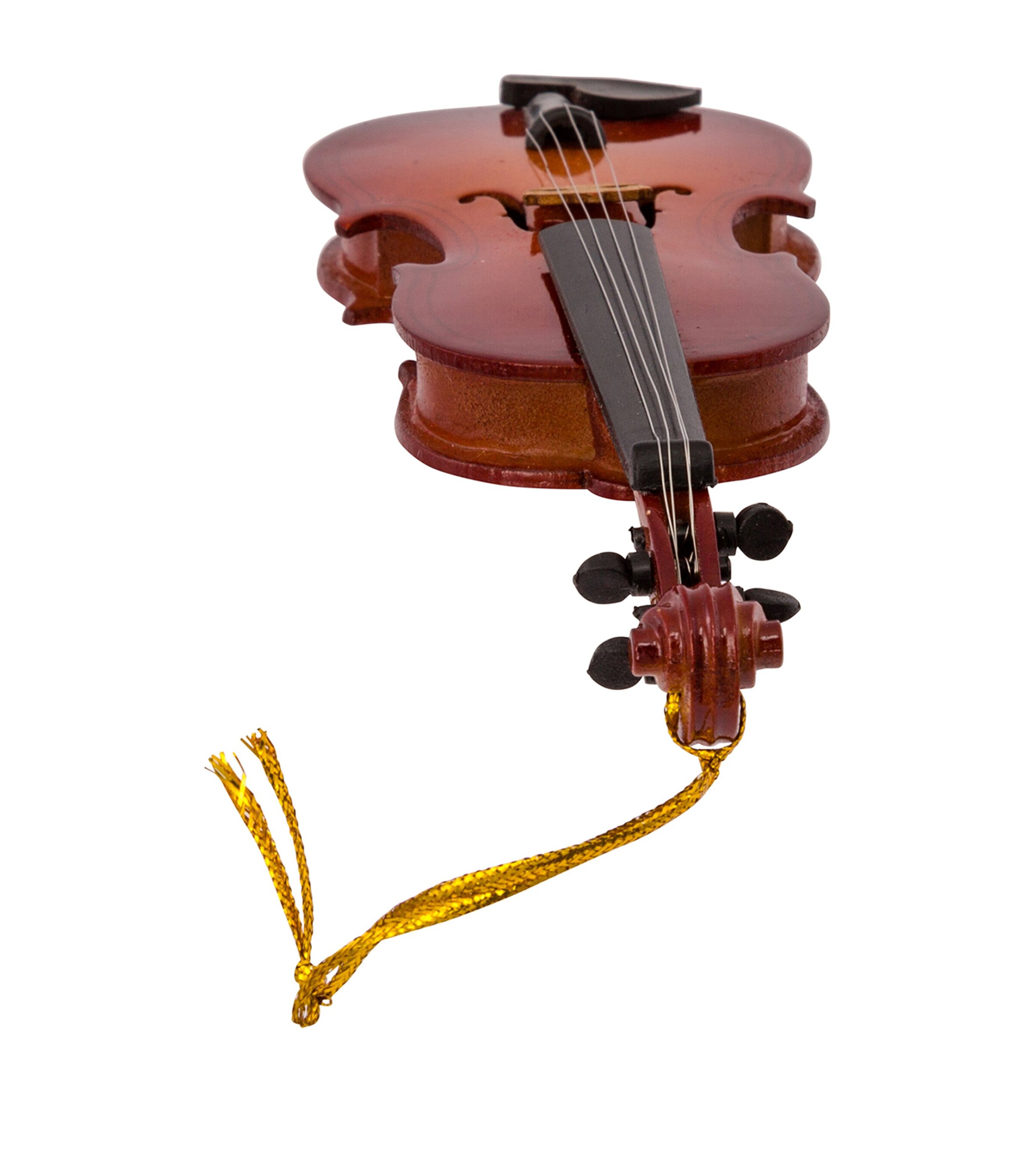 Kurt.S.Adler Wood Violin Tree Decoration Image 5