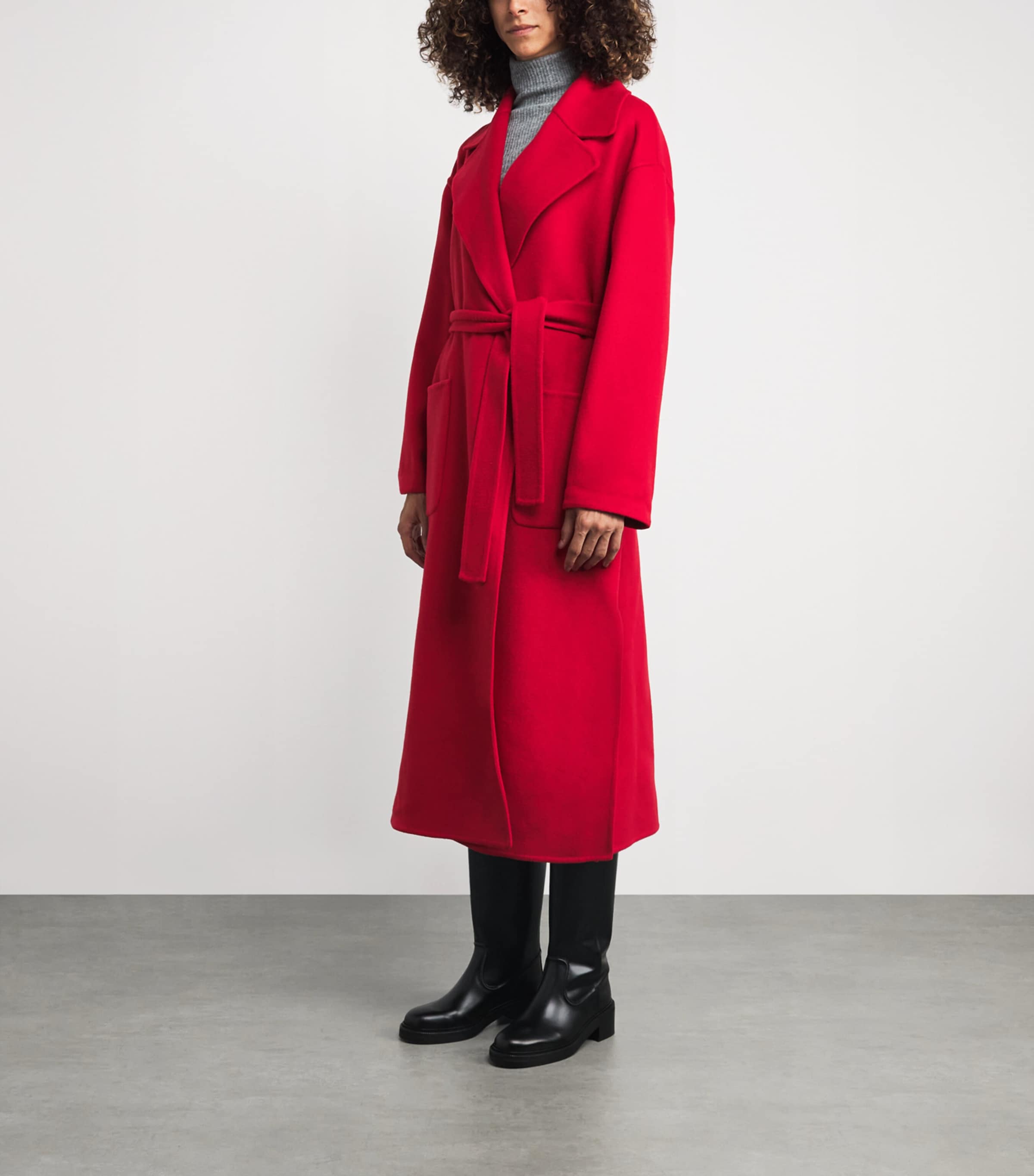 Wool-Cashmere Wrap Coat 3045 LACCA Image 3