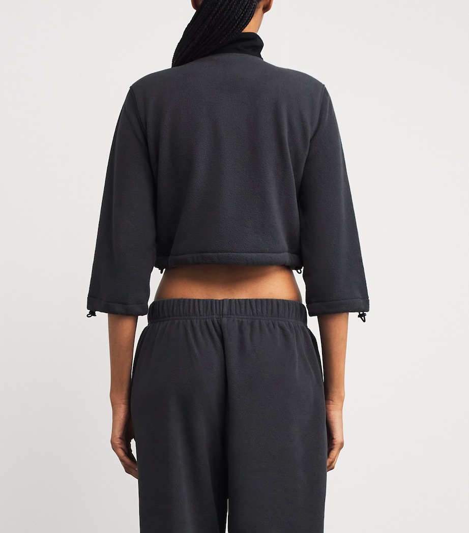 Cropped Fleece Jacket ASH Image 4