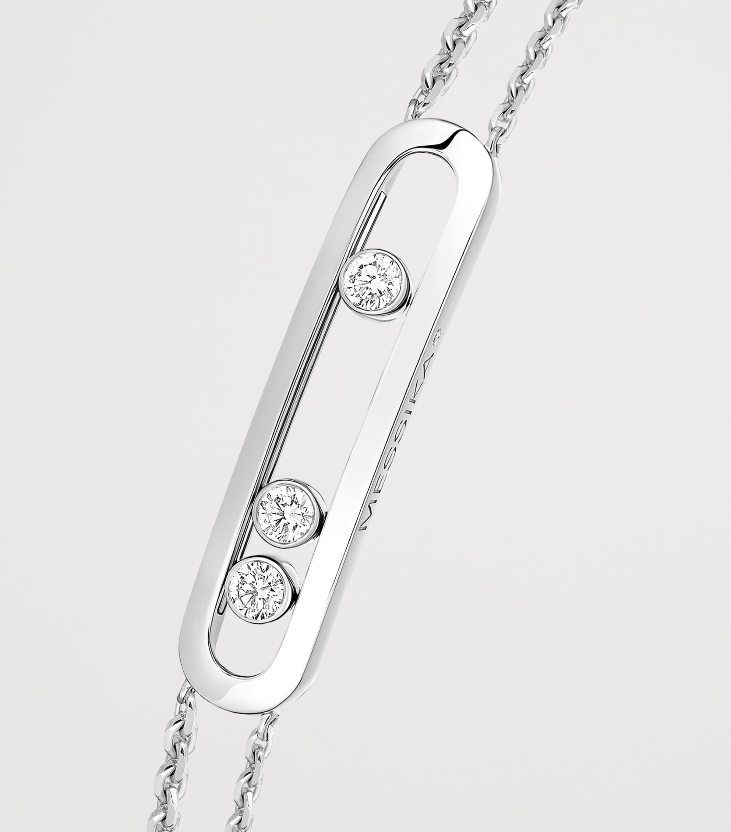 Messika Move Classique White Gold and Diamond Bracelet White Gold Image 3