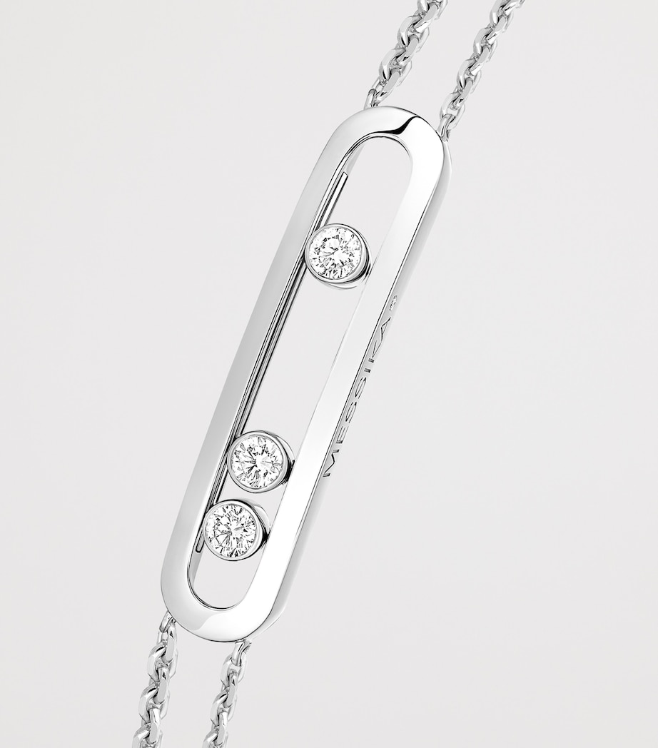 Messika Move Classique White Gold and Diamond Bracelet White Gold Image 3