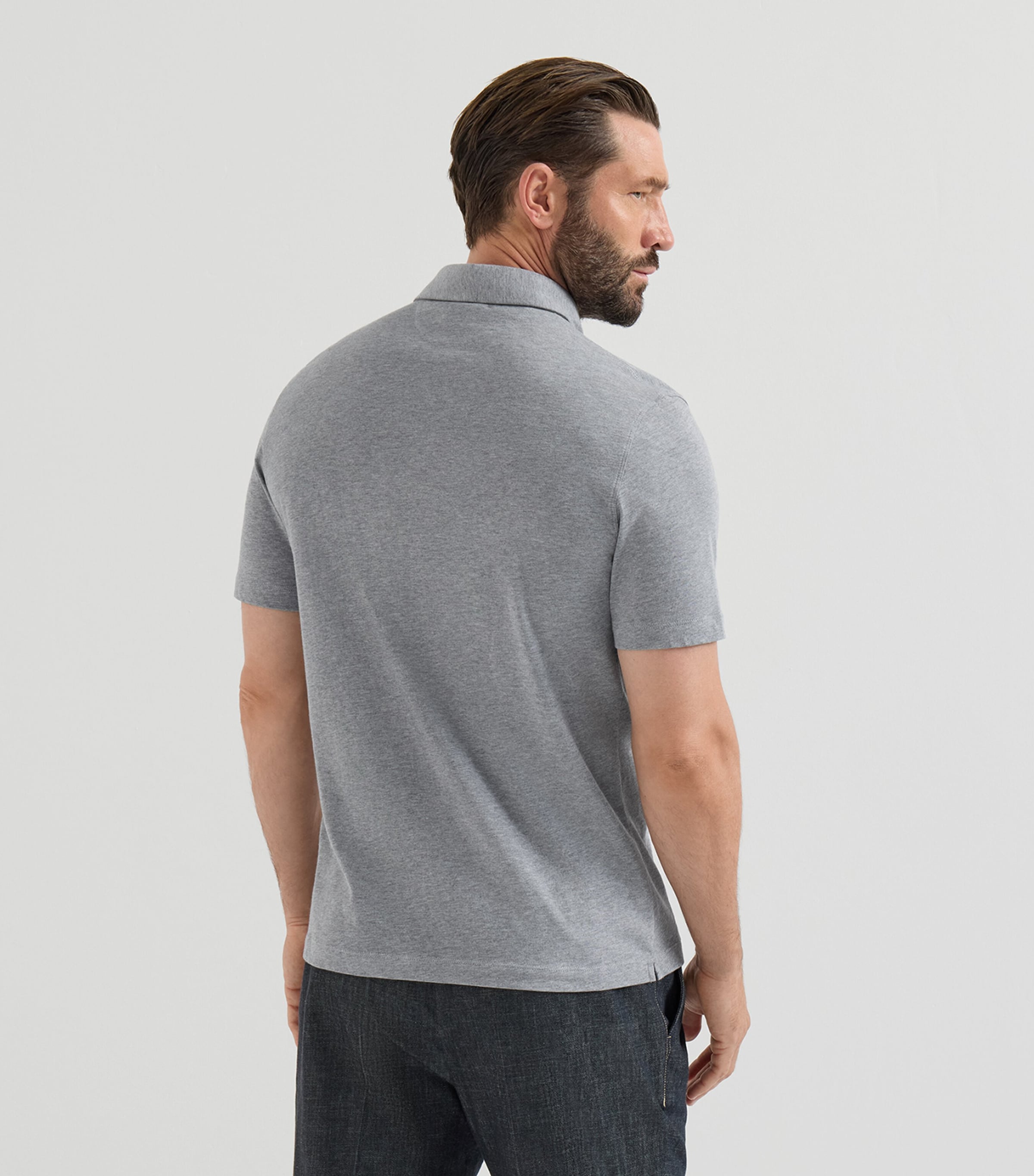 Brunello Cucinelli Mens Cotton Polo Shirt Image 5