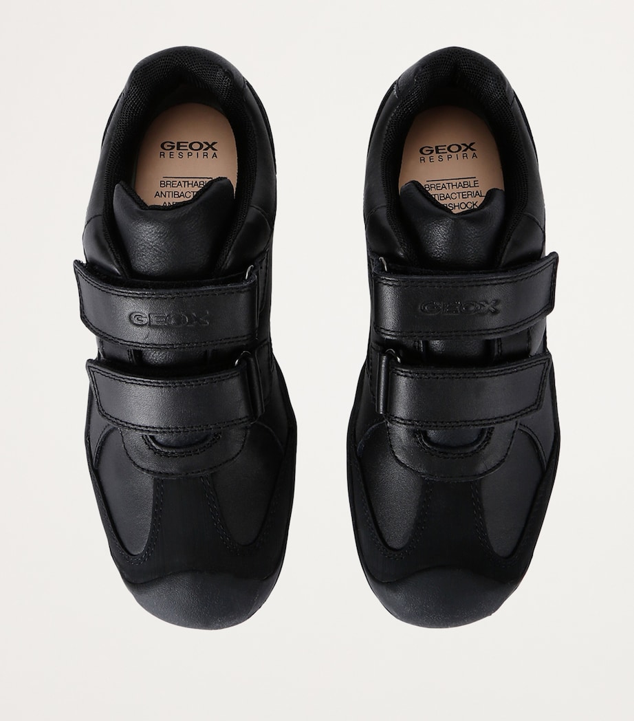 Geox Leather New Savage Sneakers Black Image 4