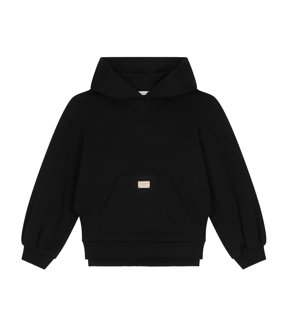 Logo Plaque Hoodie (2-6 Years) N0000-BLACK Image 1