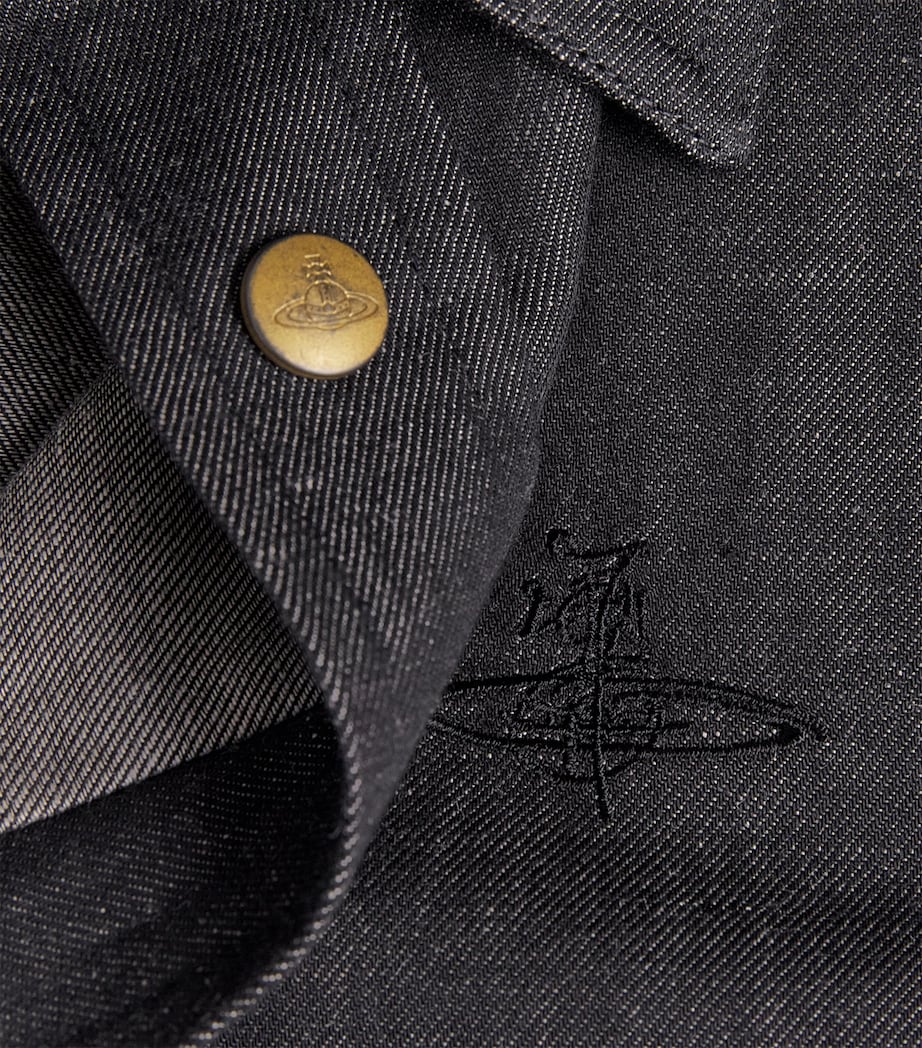 Cotton-Linen Achilles Overshirt K410 NAVY Image 5