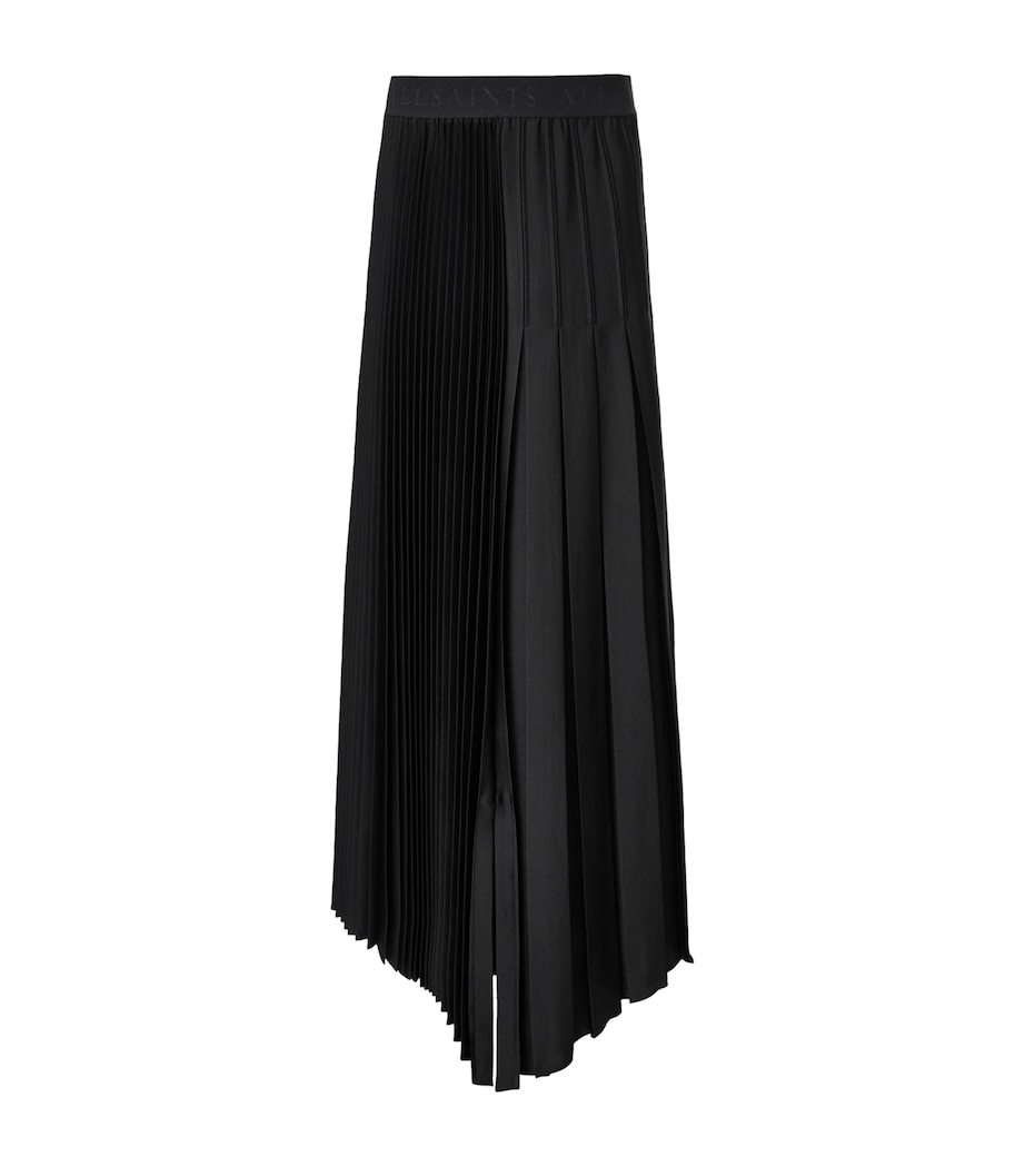 Pleated Jax Maxi Skirt BLACK Image 1