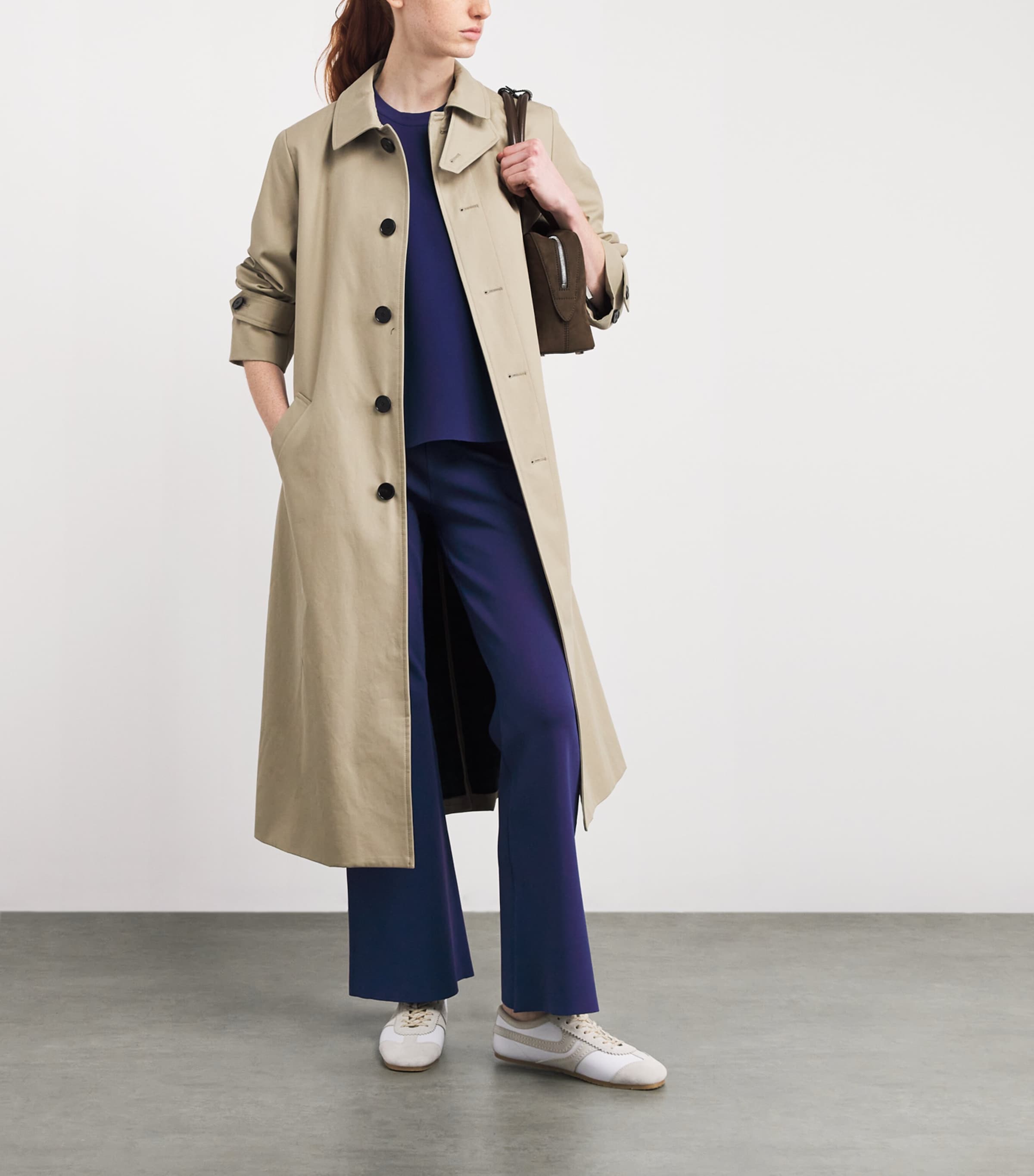 Compact Knit Flared Sweatpants 4000 NAVY Image 2