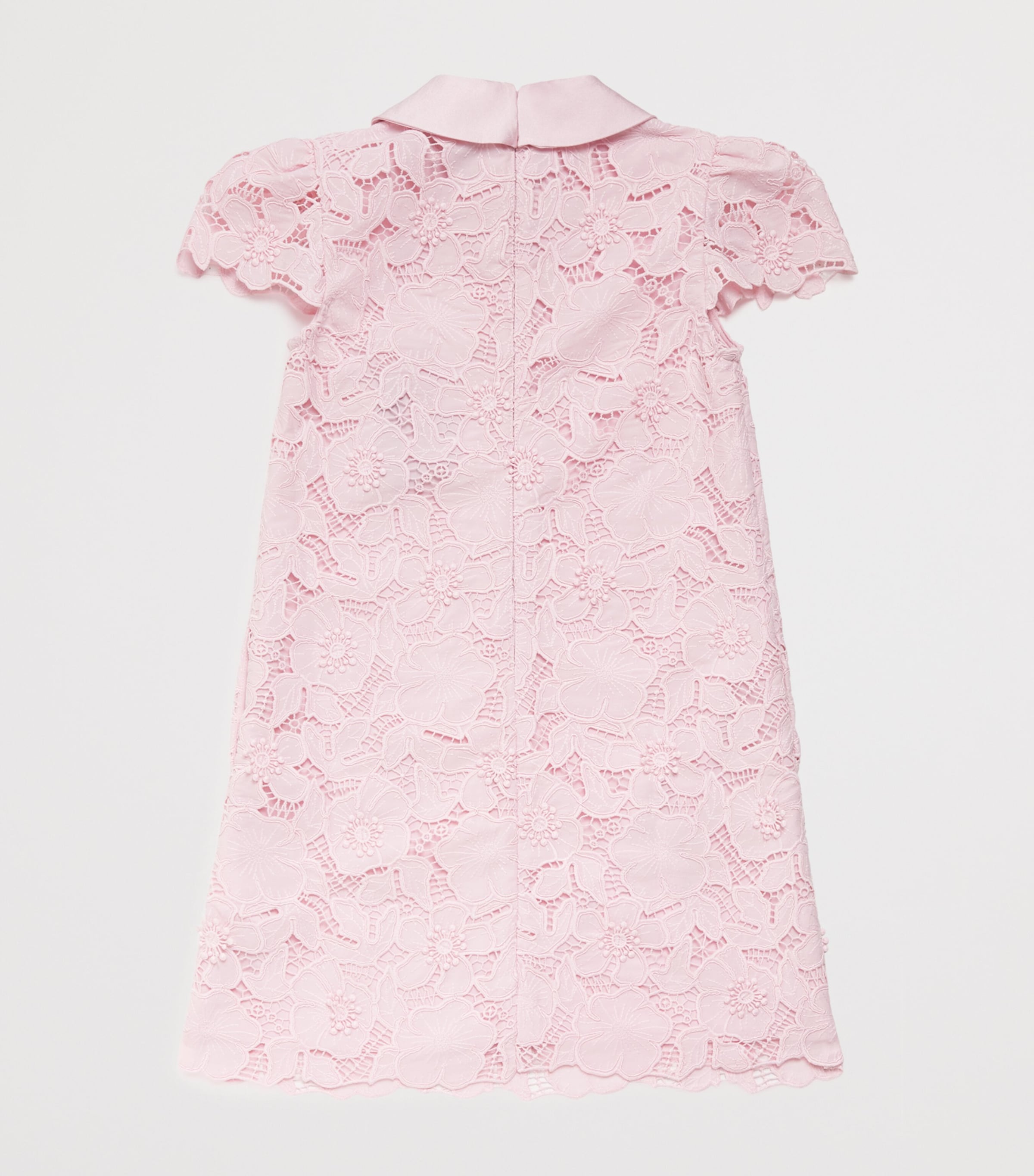 Self-Portrait Kids Floral Lace Dress (3-12 Years) Pink Image 2