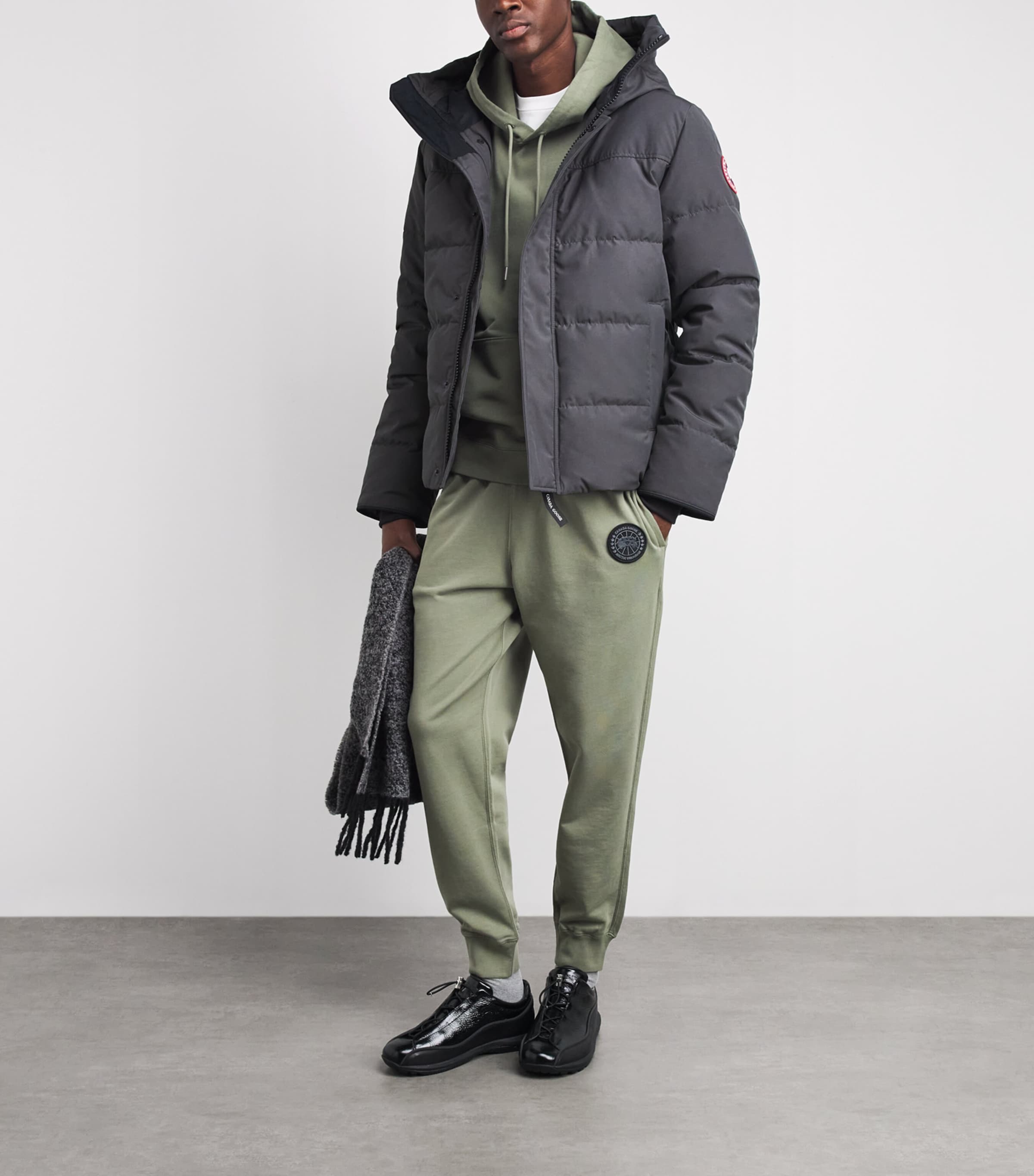 Canada Goose Mens MacMillan Down Parka Granite Grey Image 2